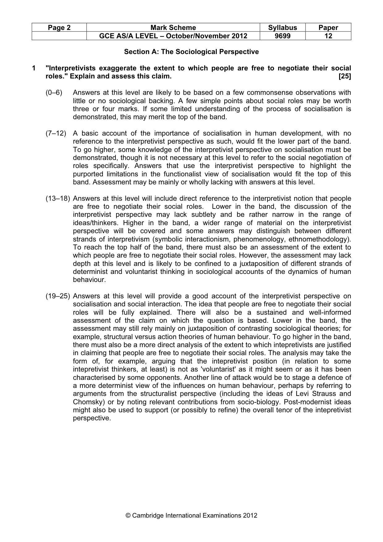 Mark scheme, page 2 of 7