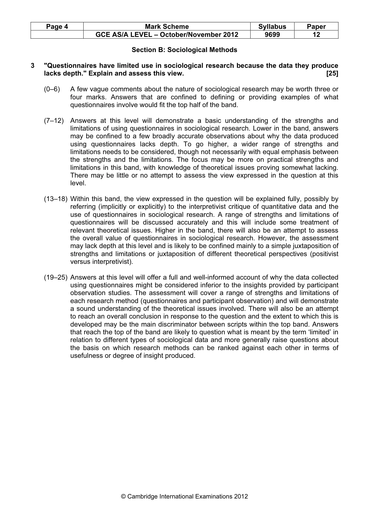 Mark scheme, page 4 of 7