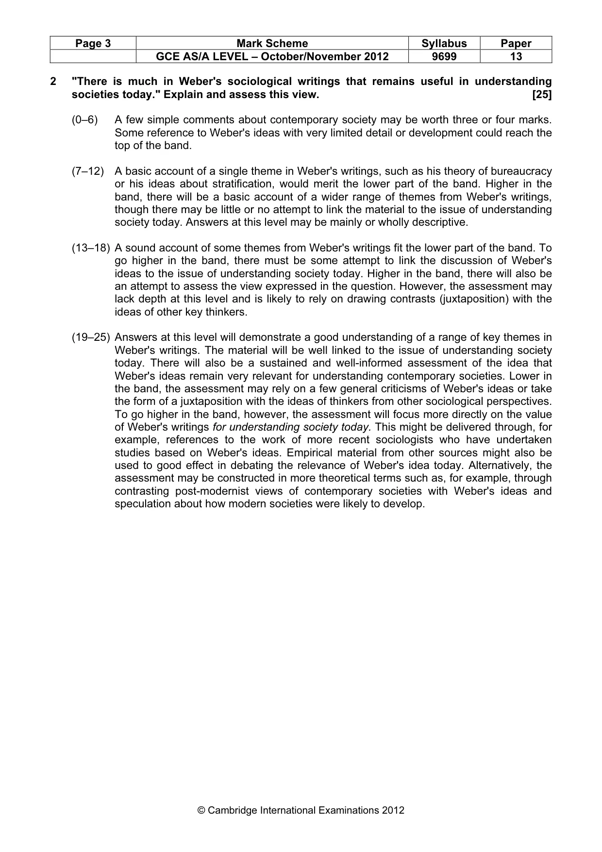 Mark scheme, page 3 of 7