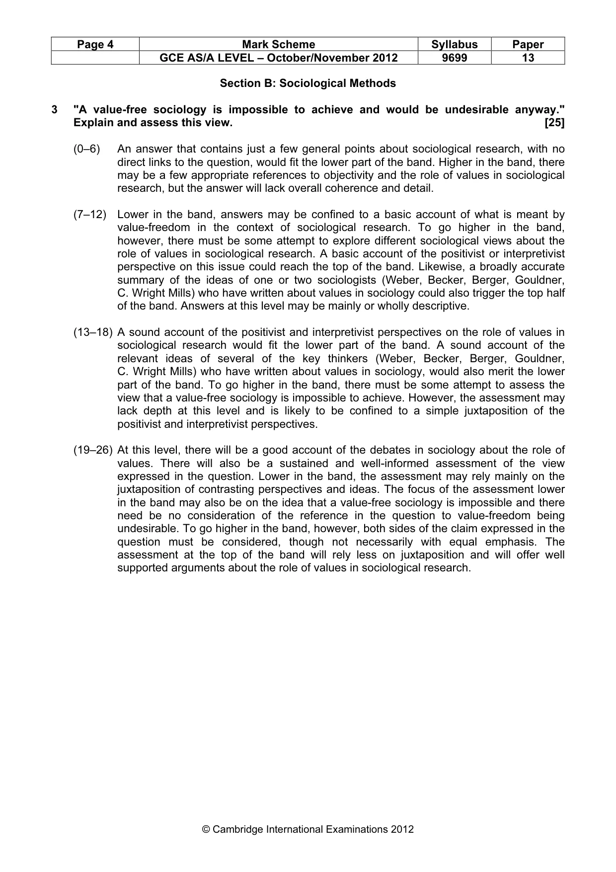 Mark scheme, page 4 of 7