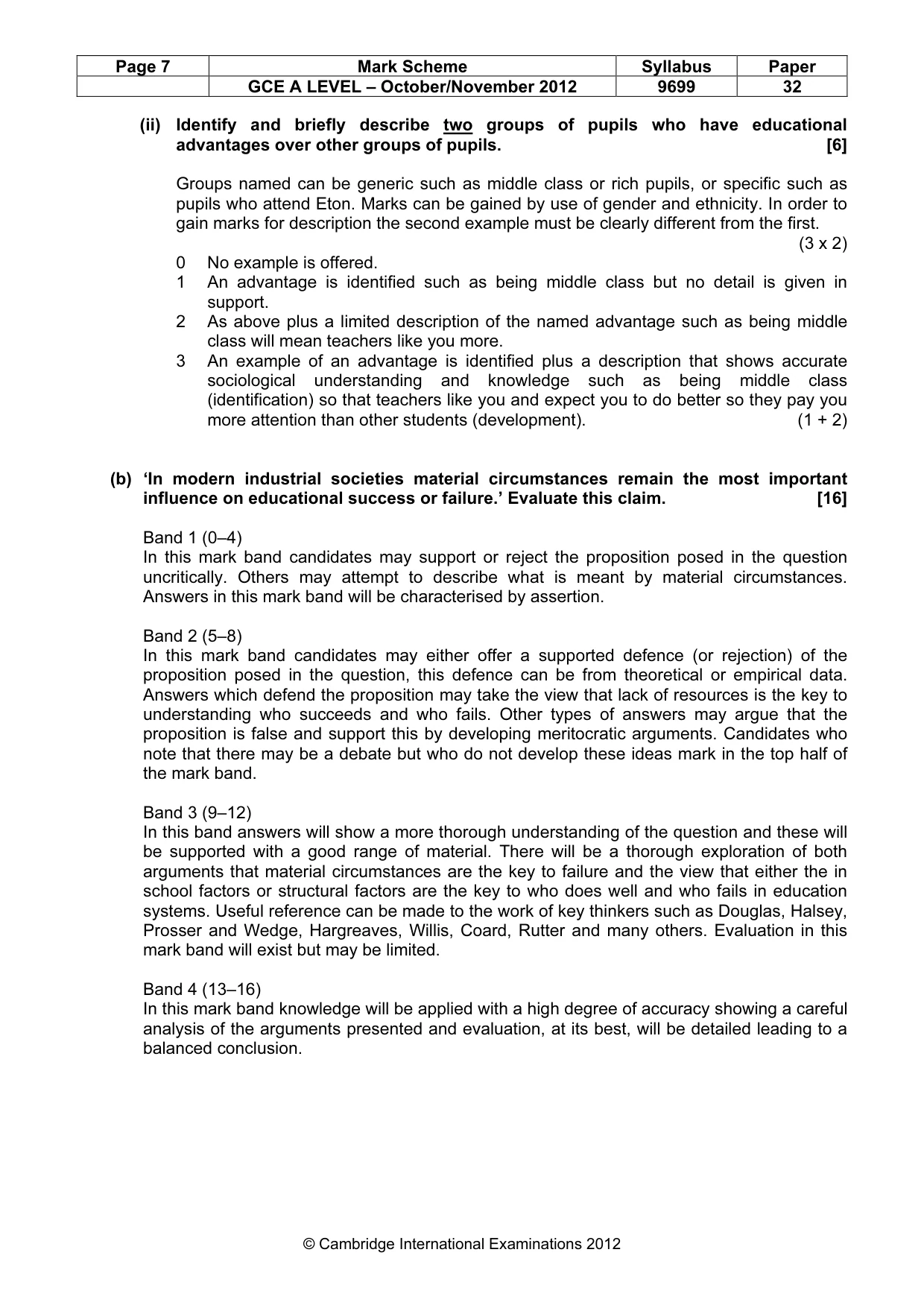 Mark scheme, page 7 of 19