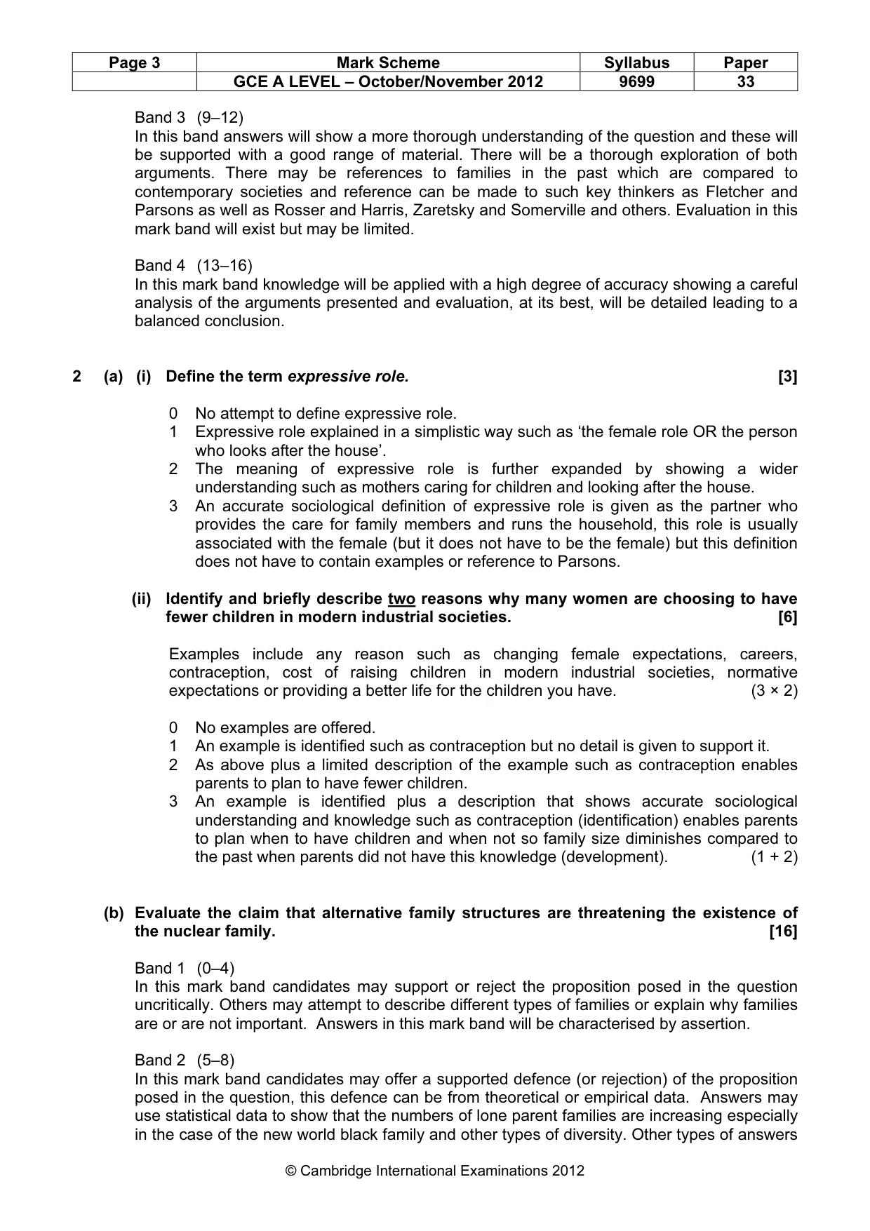 Mark scheme, page 3 of 16