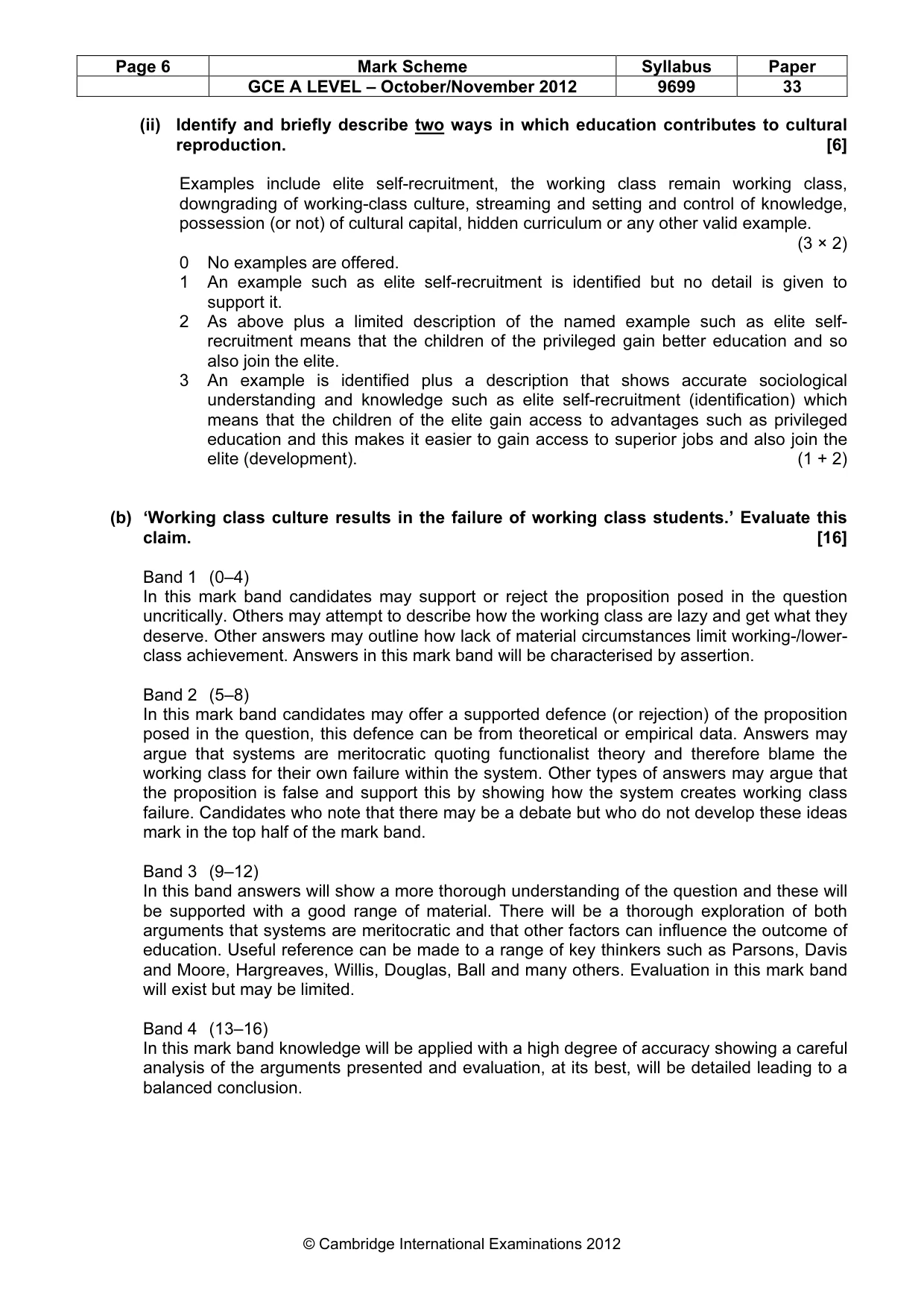 Mark scheme, page 6 of 16