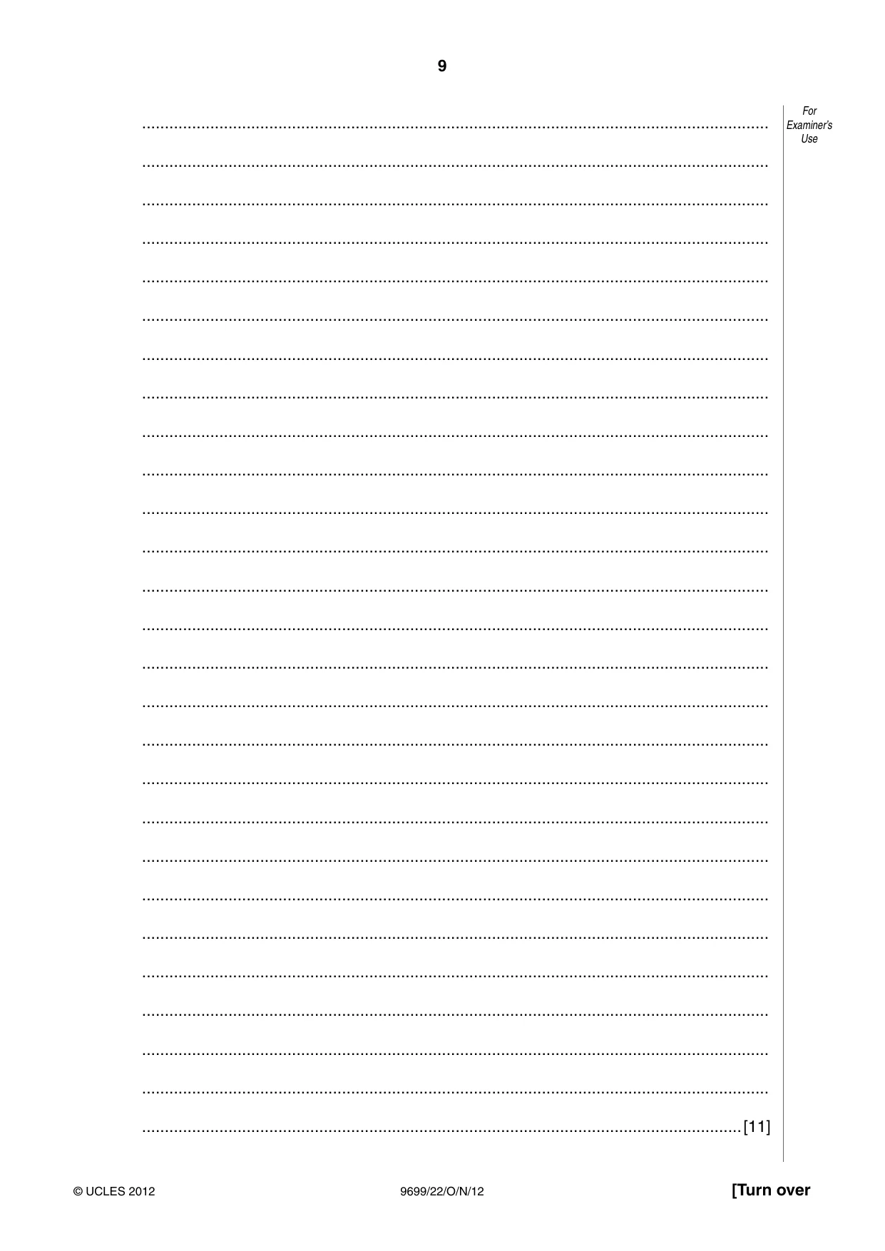 Cambridge A Level Sociology 9699 2012 Oct/Nov Paper 2 · Variant 2 question paper, page 9 of 16