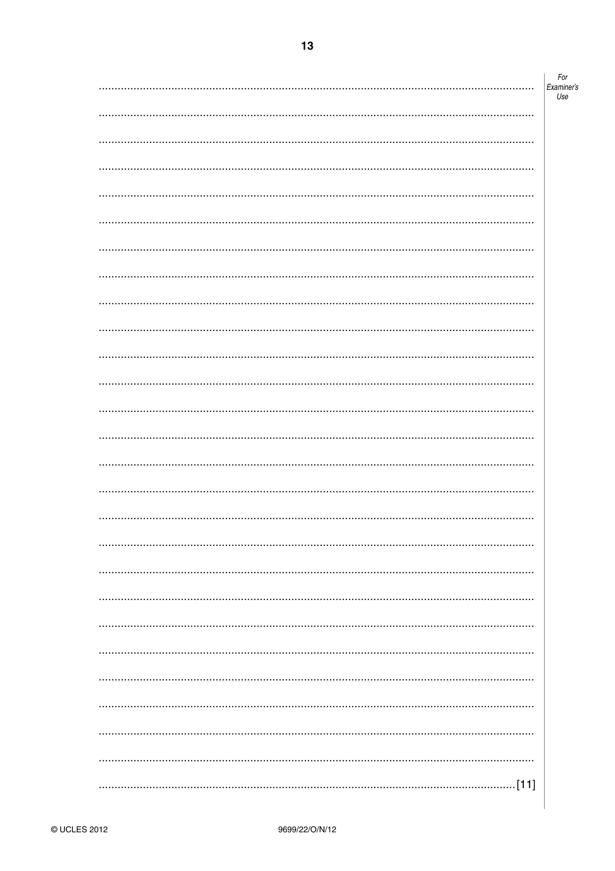 Cambridge A Level Sociology 9699 2012 Oct/Nov Paper 2 · Variant 2 question paper, page 13 of 16