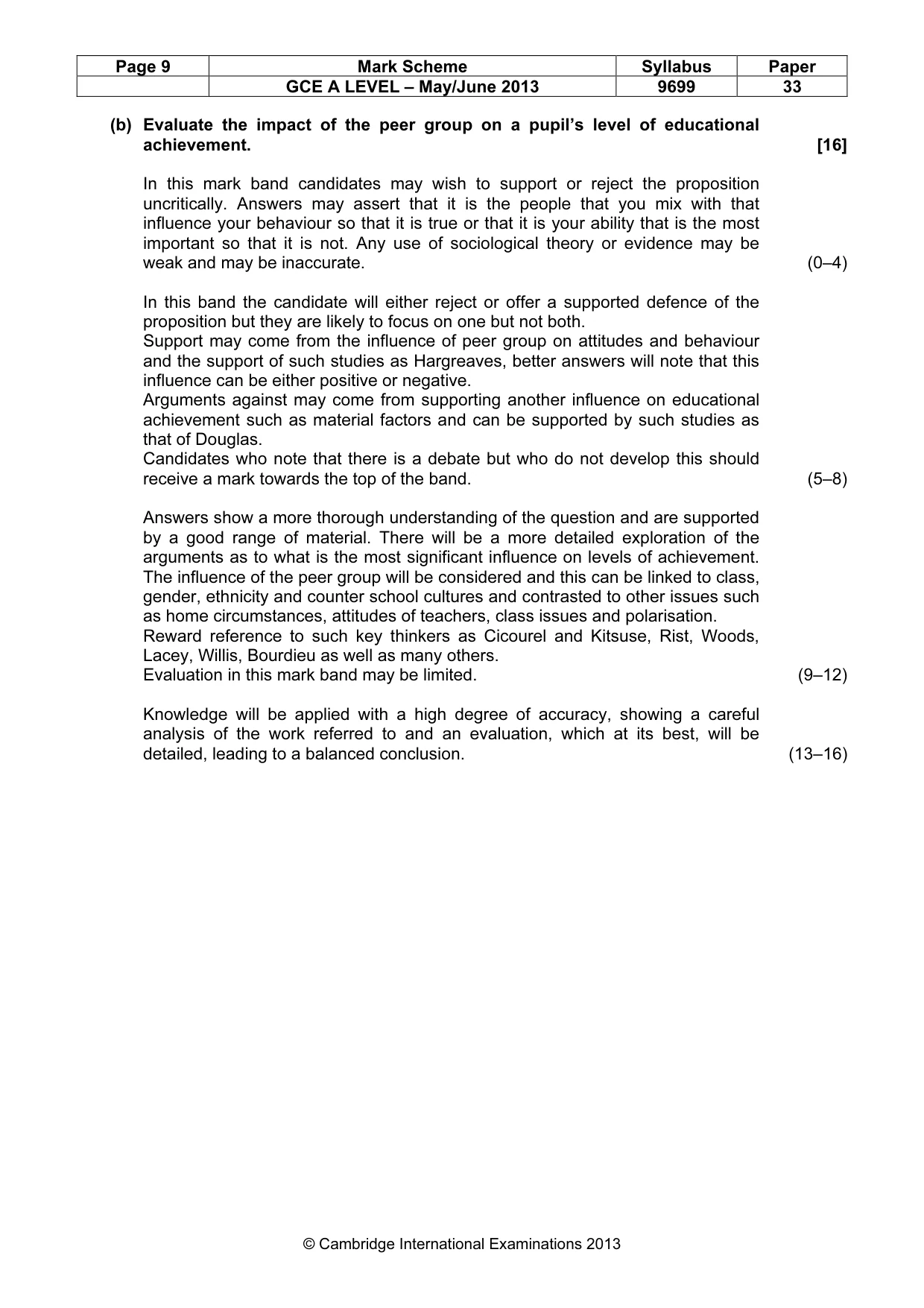 Mark scheme, page 9 of 25
