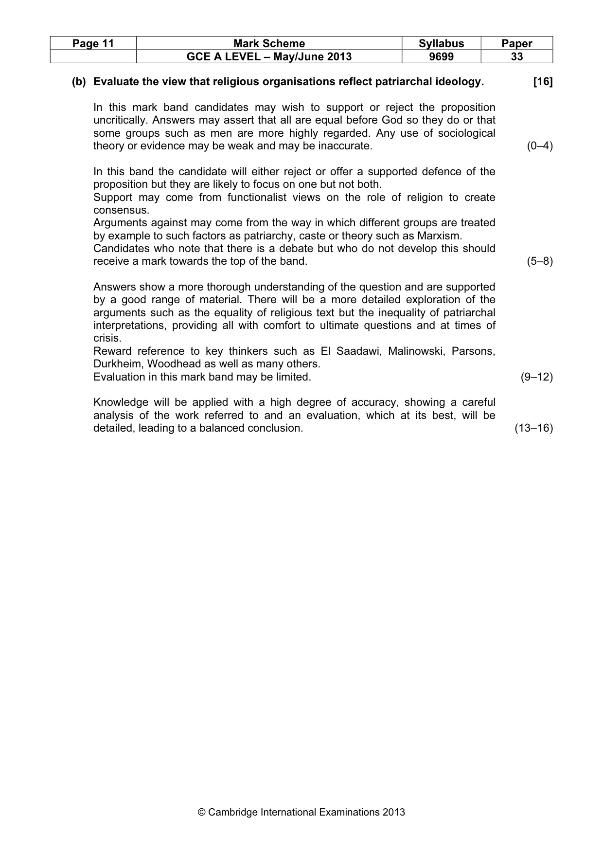 Mark scheme, page 11 of 25