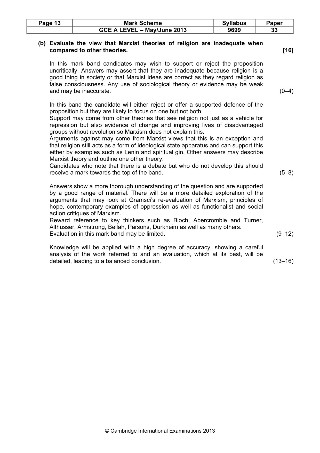 Mark scheme, page 13 of 25