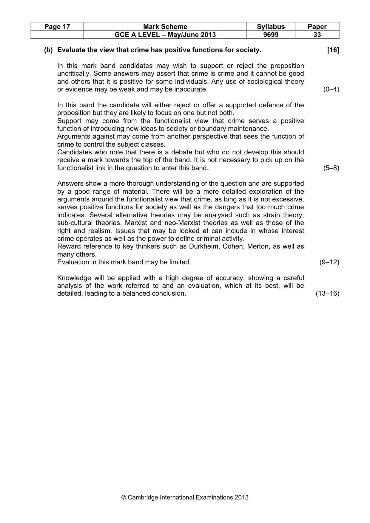 Mark scheme, page 17 of 25