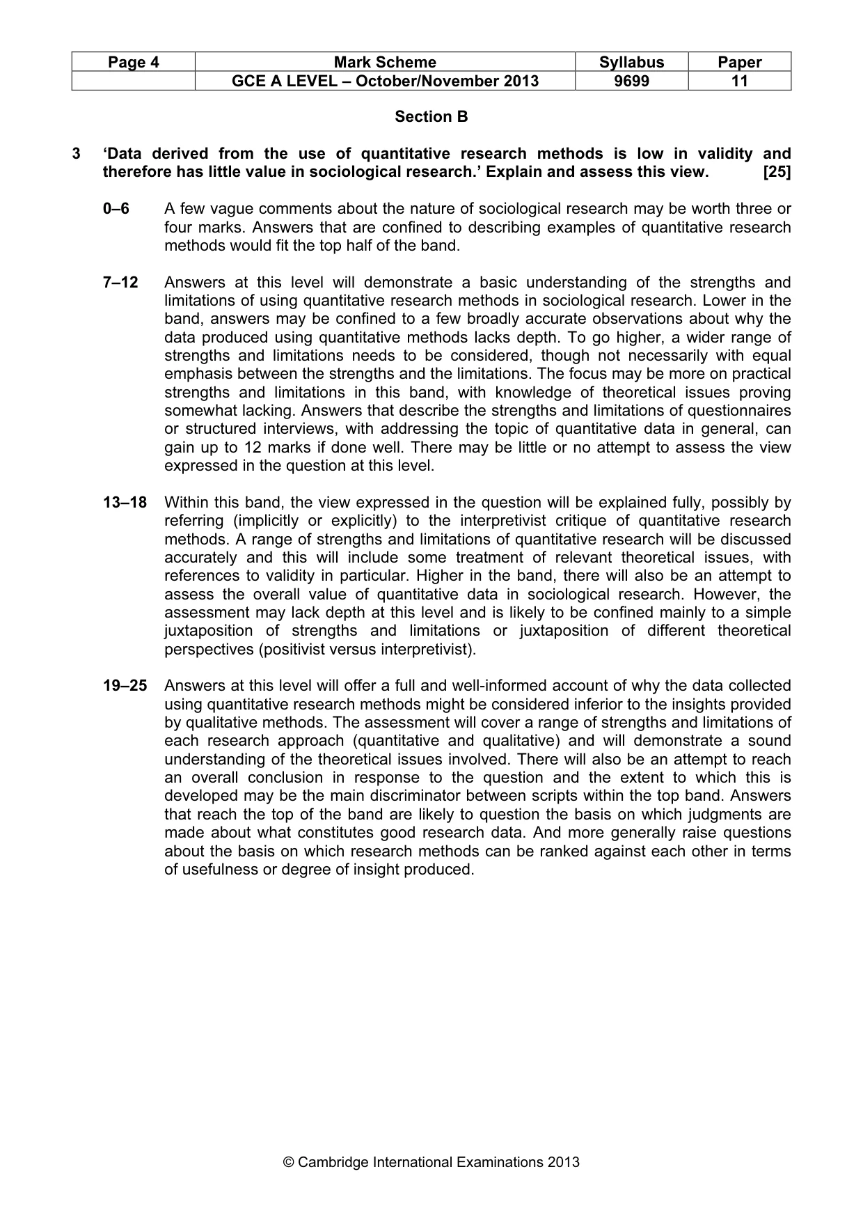 Mark scheme, page 4 of 7