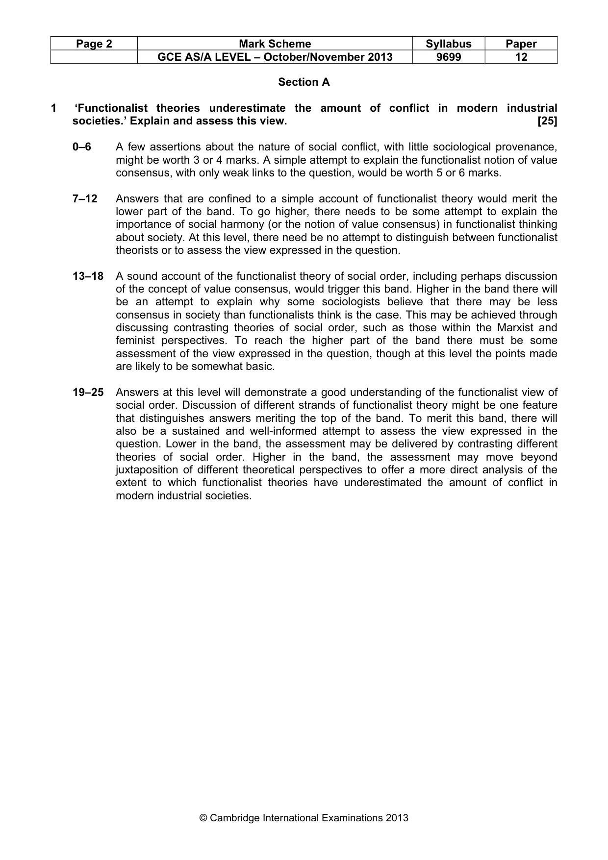 Mark scheme, page 2 of 7