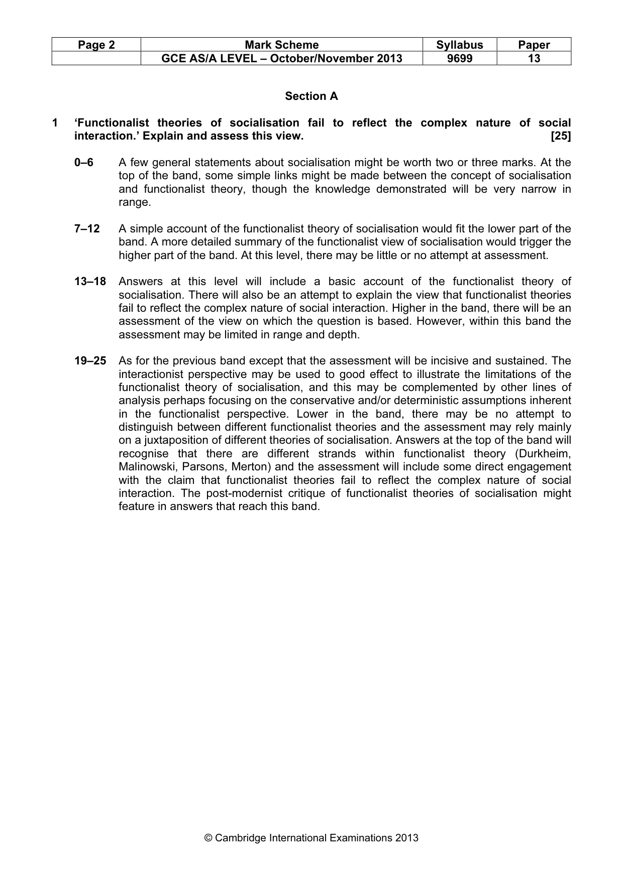 Mark scheme, page 2 of 7