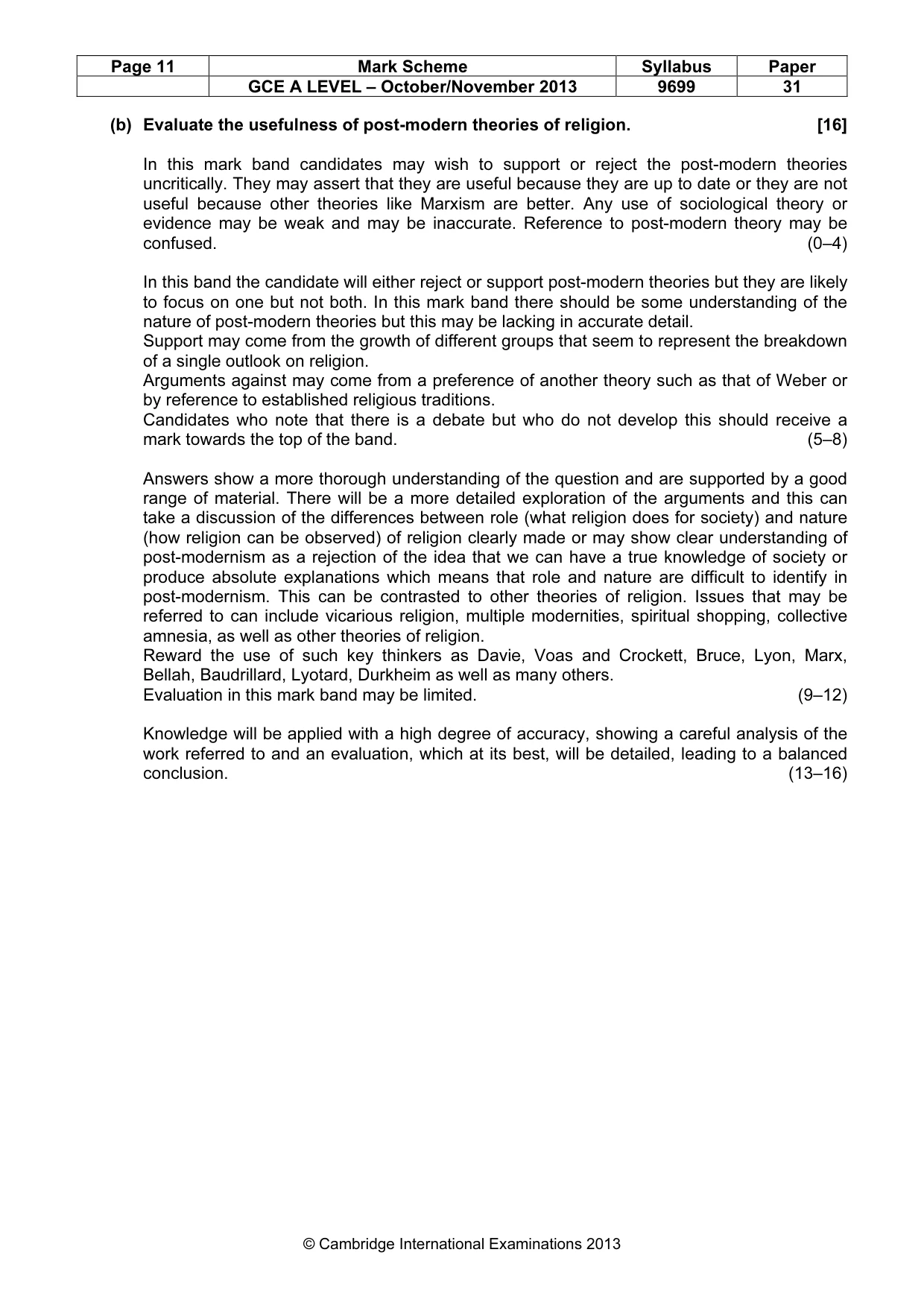 Mark scheme, page 11 of 25