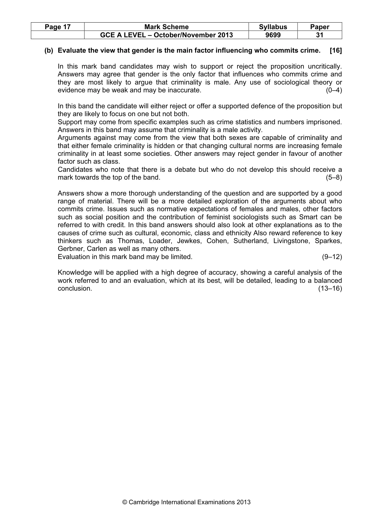 Mark scheme, page 17 of 25