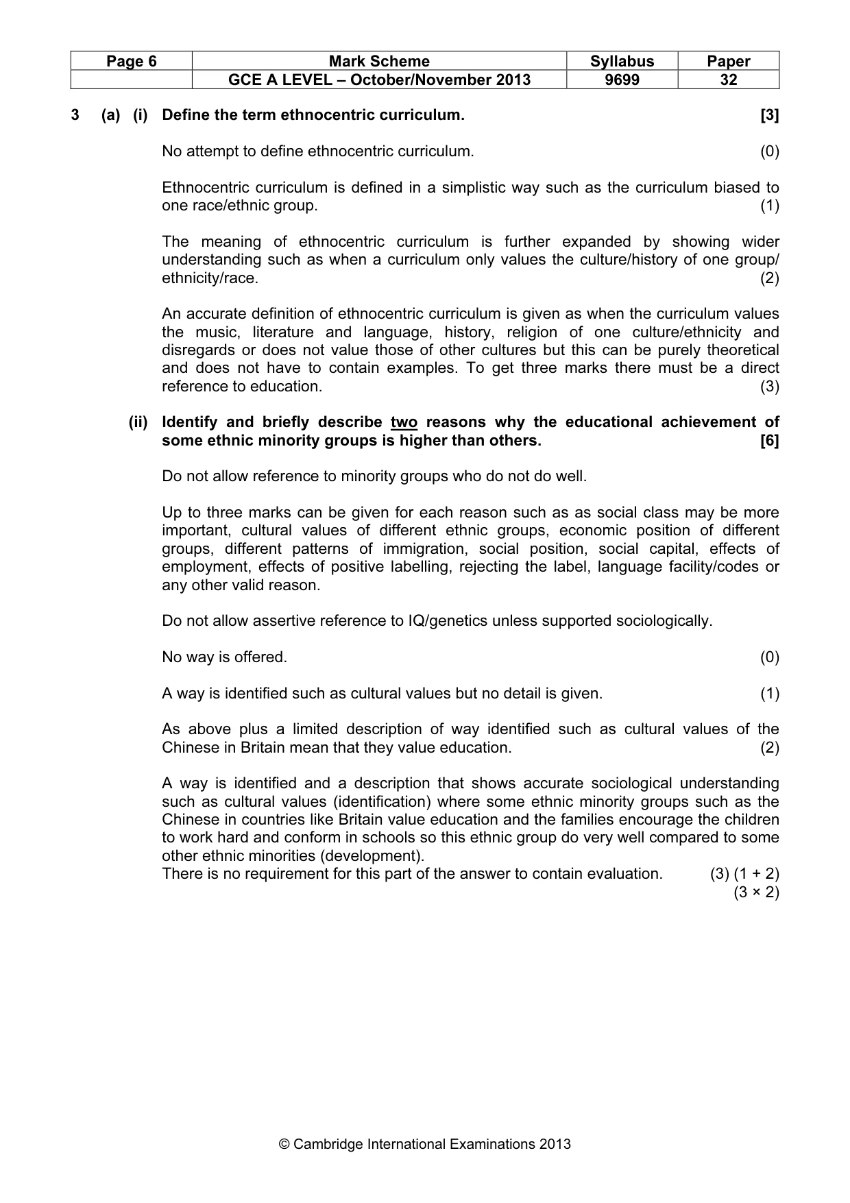 Mark scheme, page 6 of 25