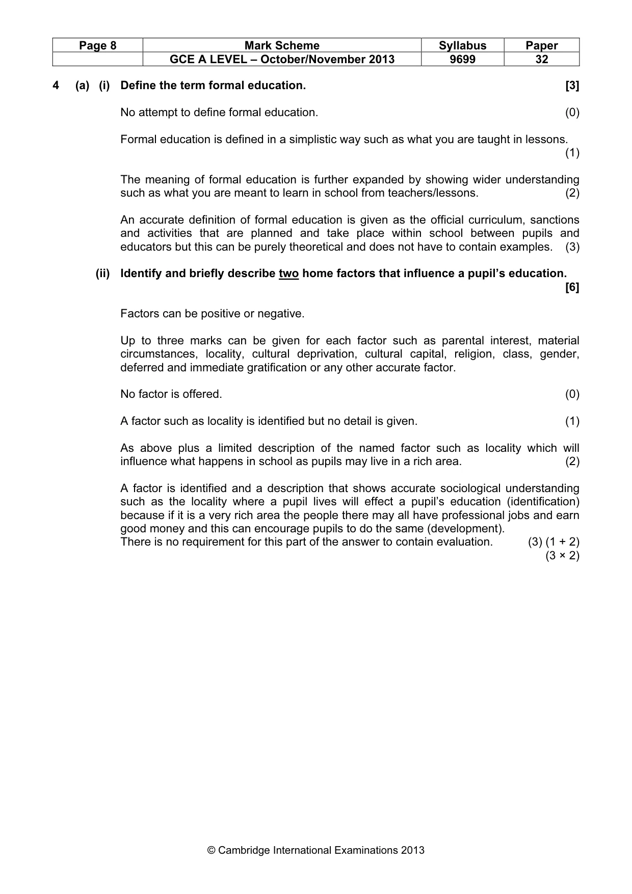 Mark scheme, page 8 of 25