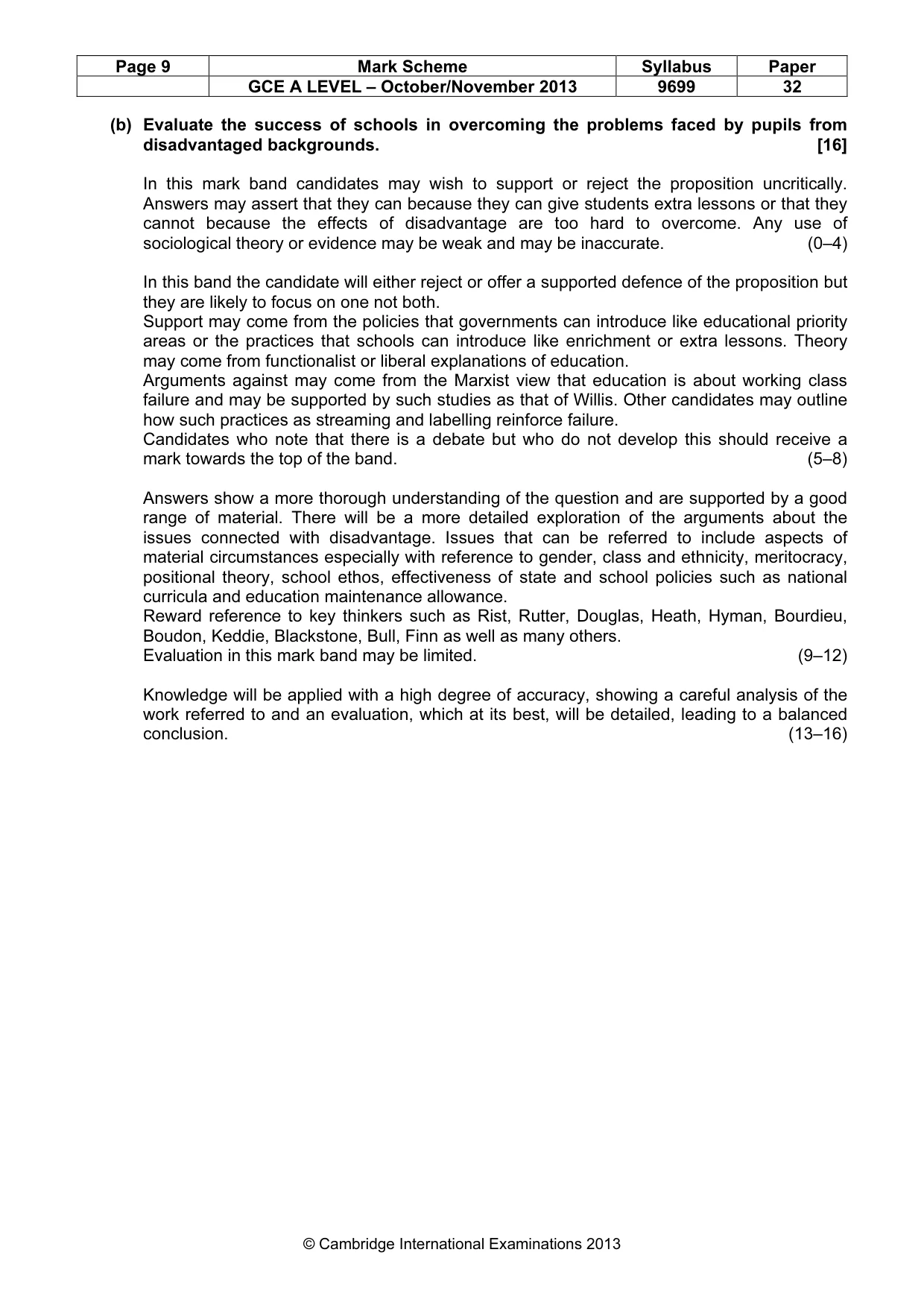 Mark scheme, page 9 of 25