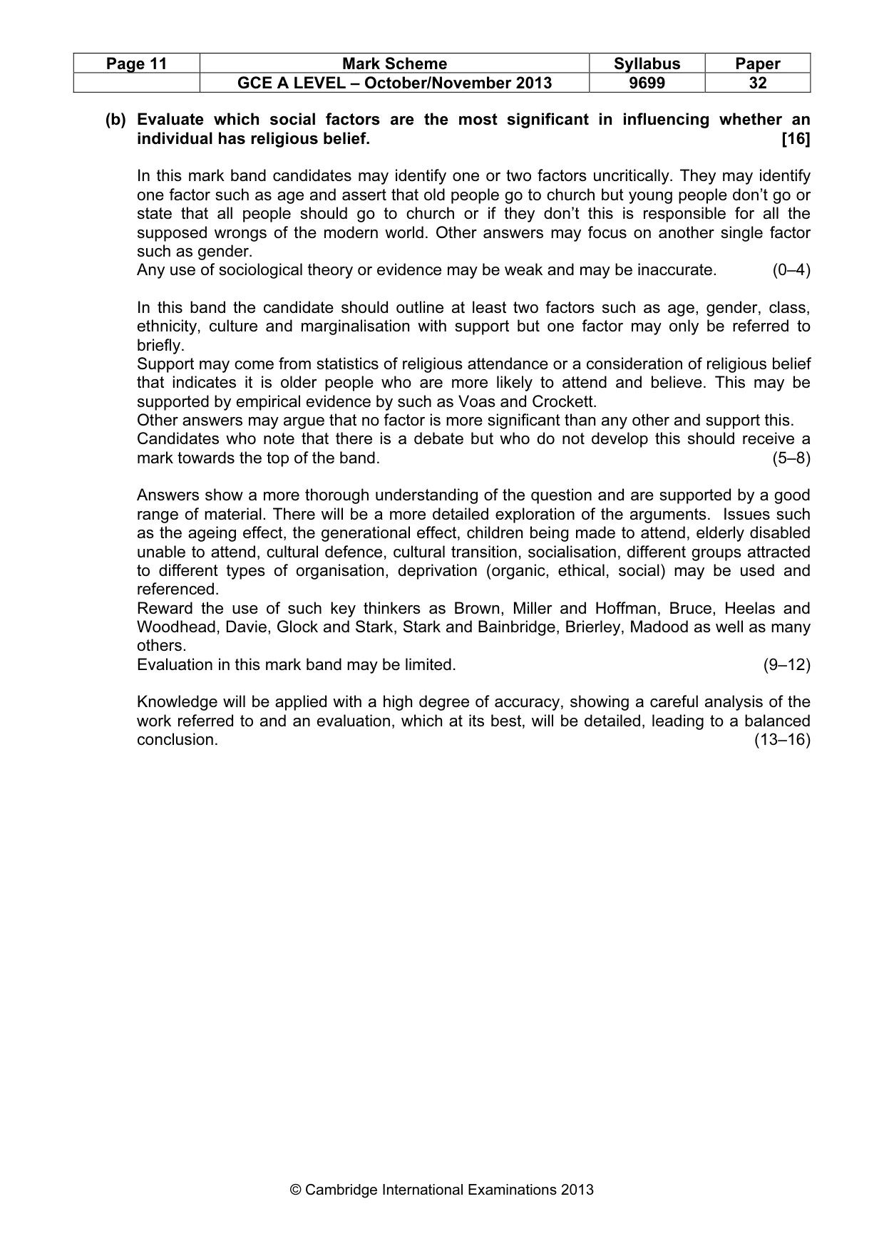 Mark scheme, page 11 of 25