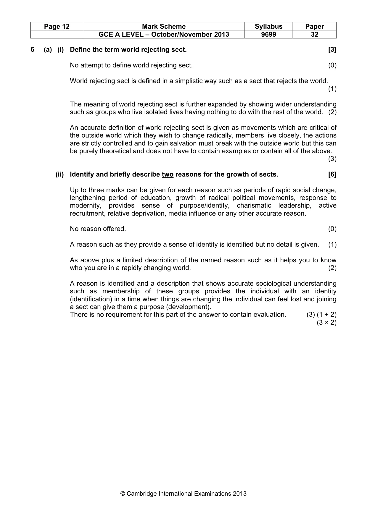 Mark scheme, page 12 of 25
