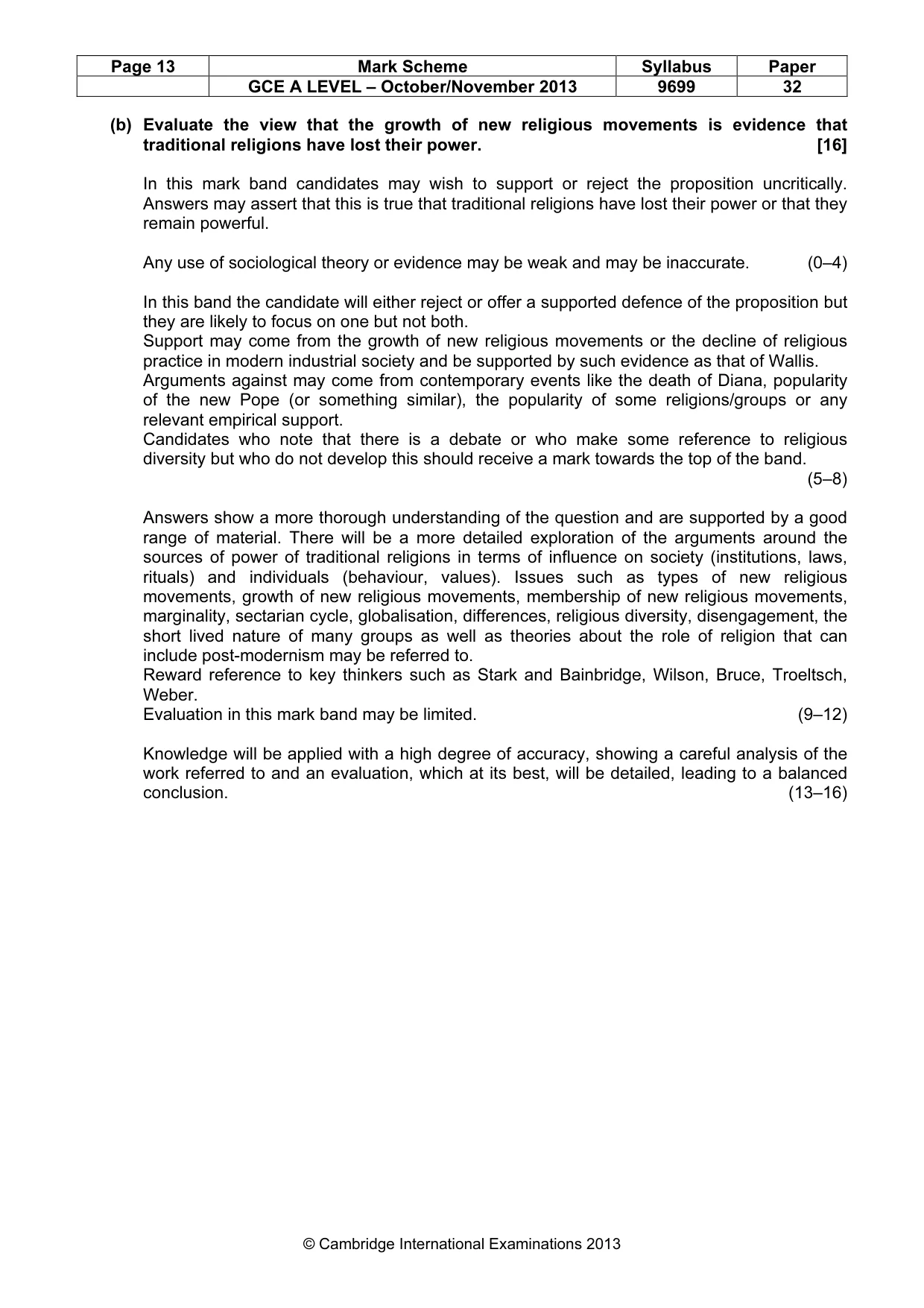 Mark scheme, page 13 of 25