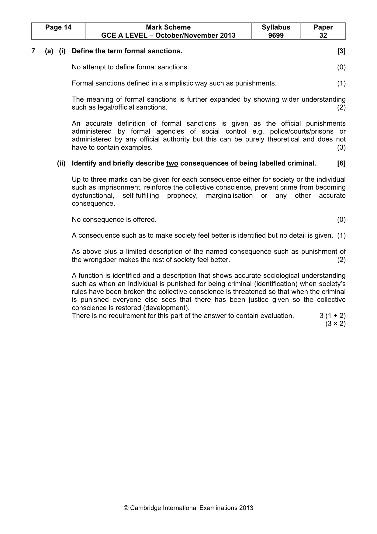Mark scheme, page 14 of 25
