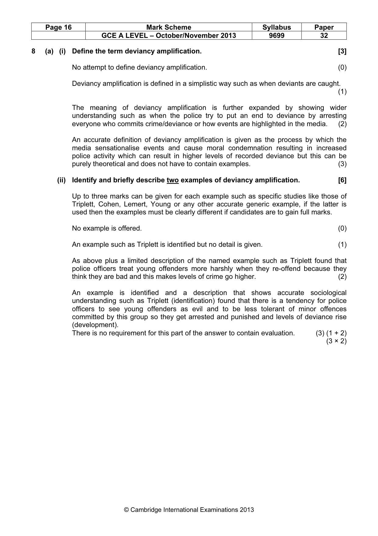 Mark scheme, page 16 of 25