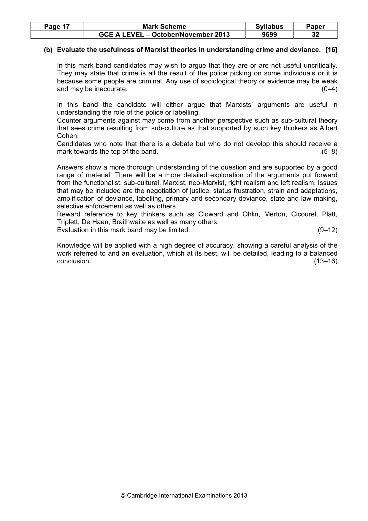 Mark scheme, page 17 of 25