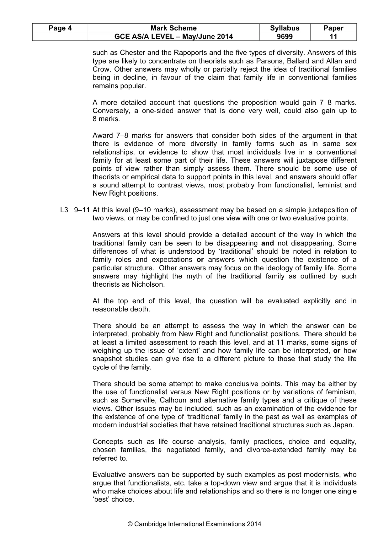 Mark scheme, page 4 of 8