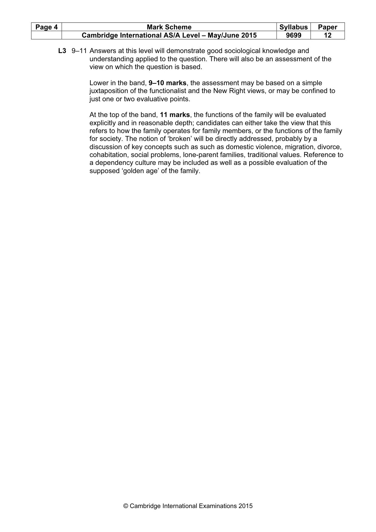 Mark scheme, page 4 of 8