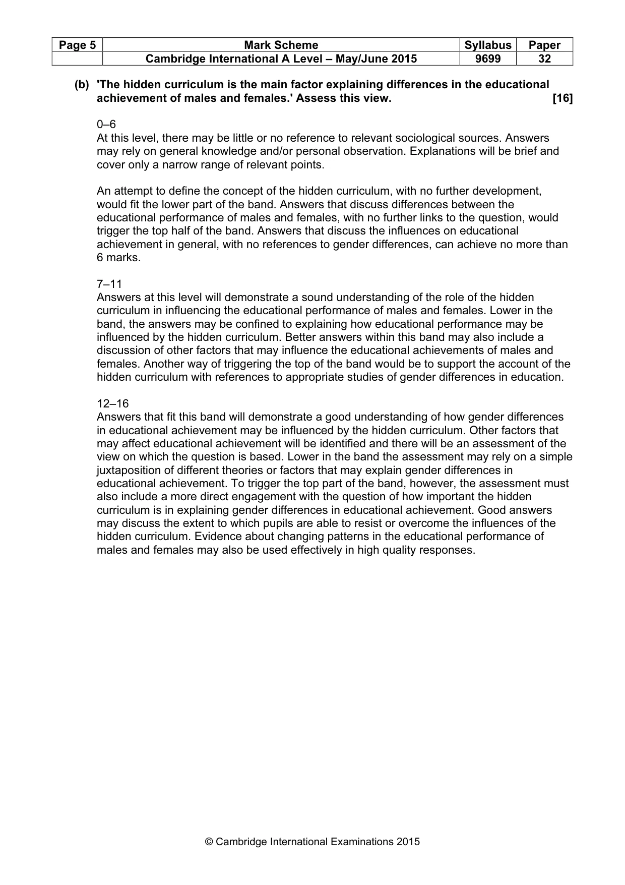 Mark scheme, page 5 of 17