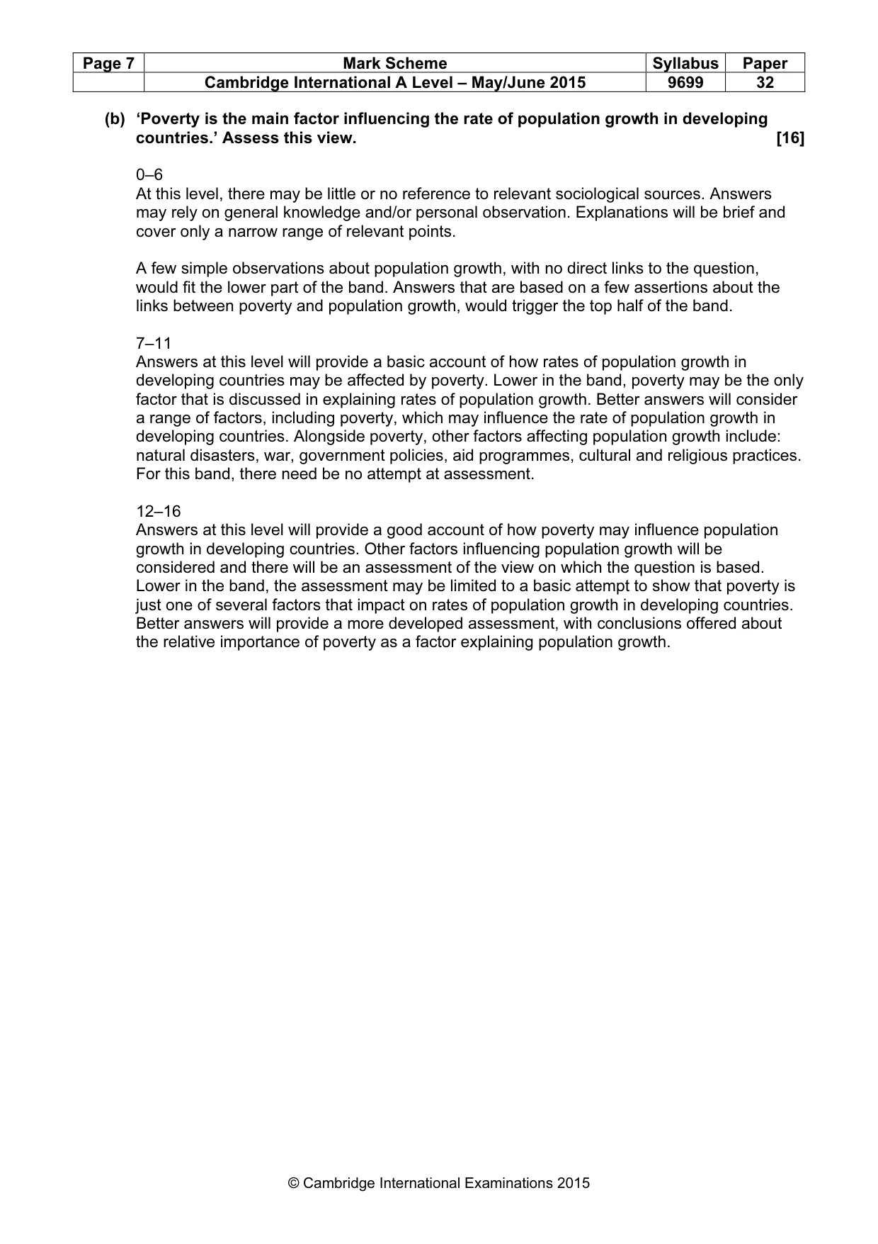 Mark scheme, page 7 of 17