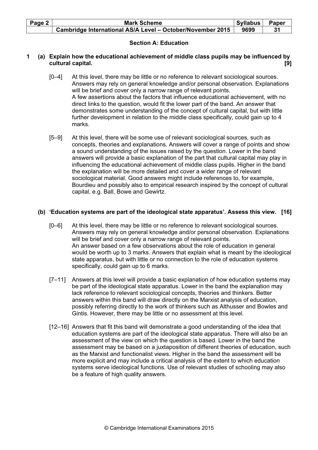 Mark scheme, page 2 of 11
