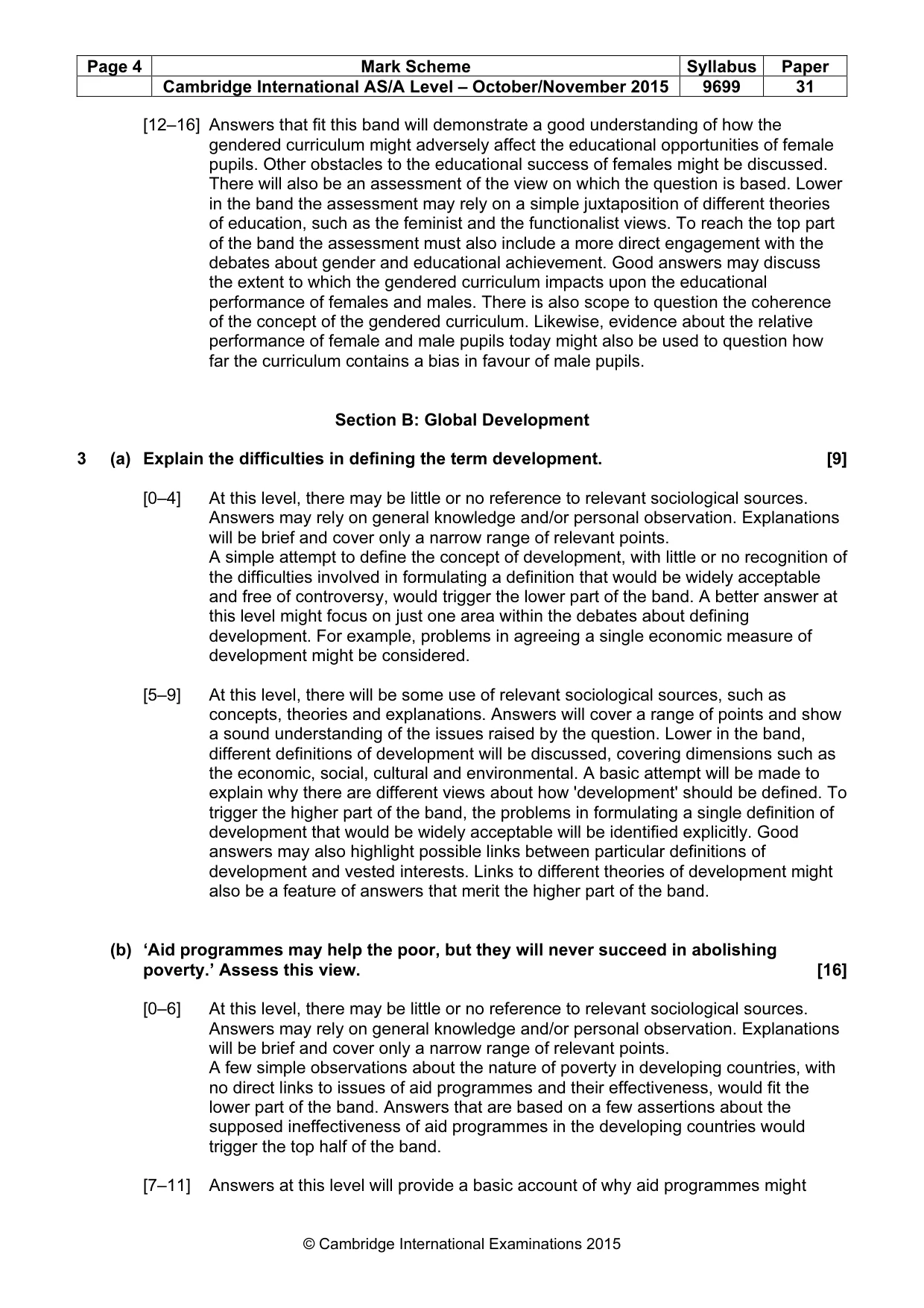 Mark scheme, page 4 of 11