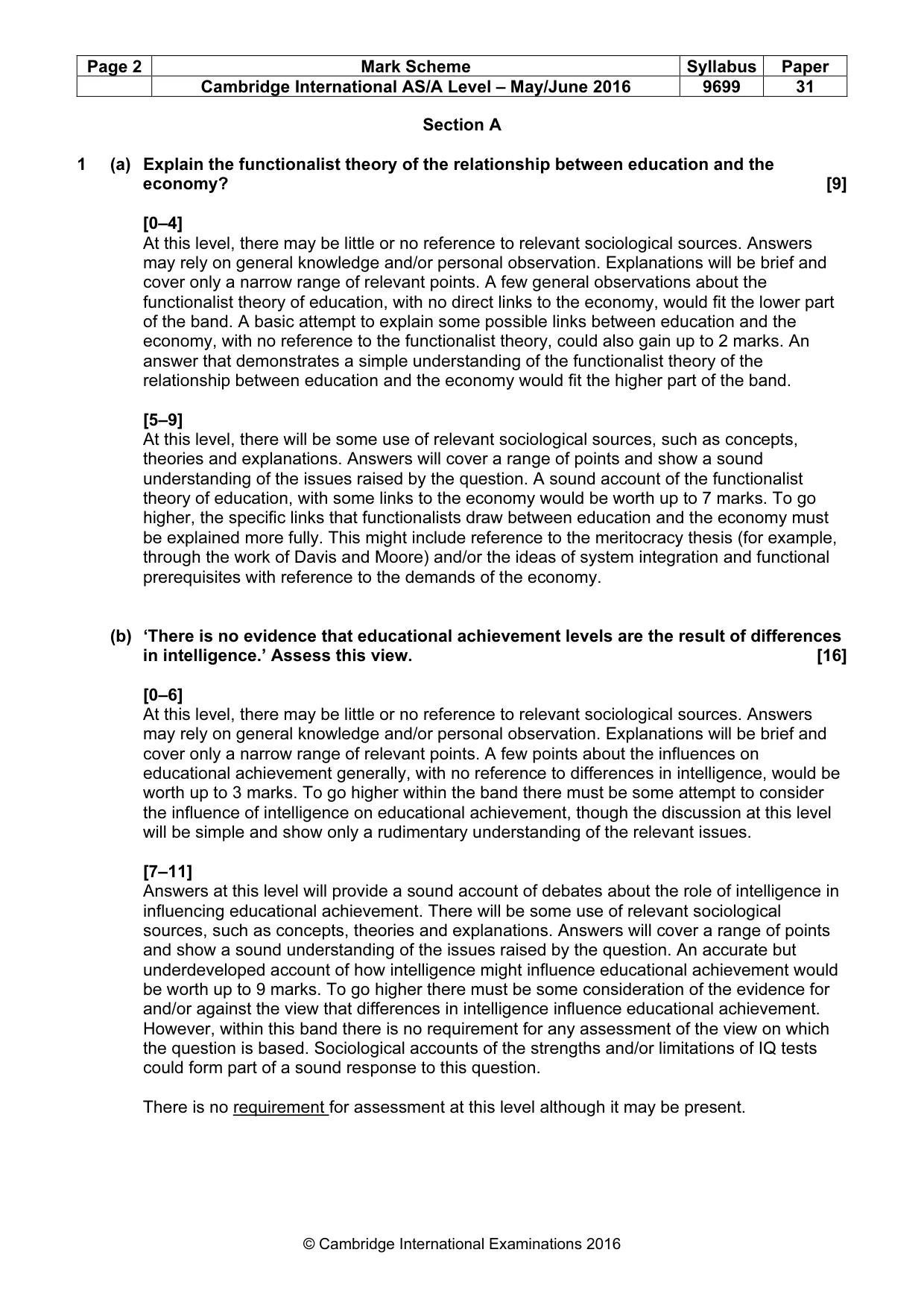 Mark scheme, page 2 of 11