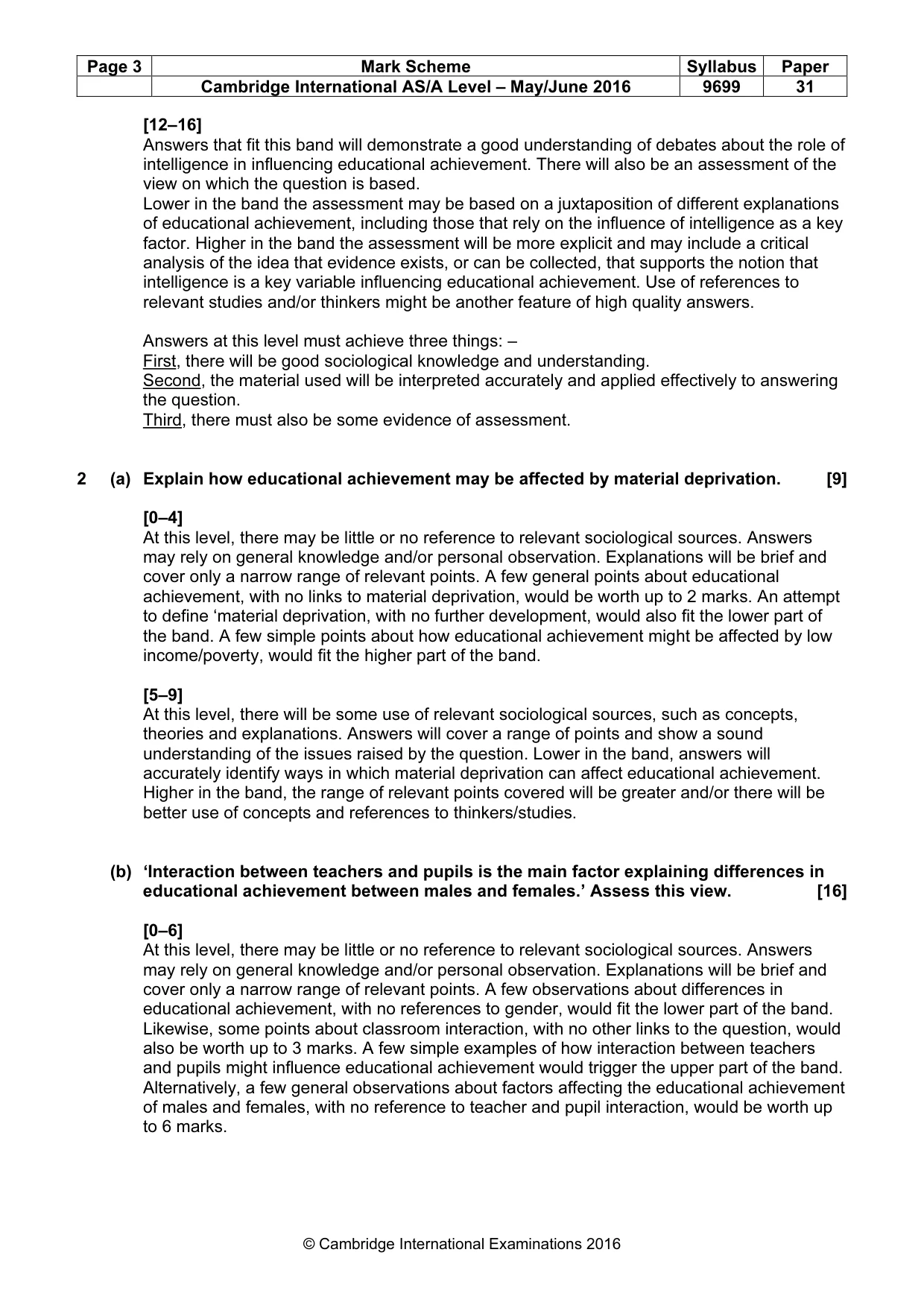 Mark scheme, page 3 of 11