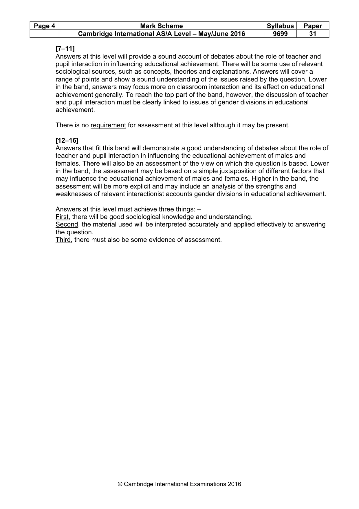 Mark scheme, page 4 of 11