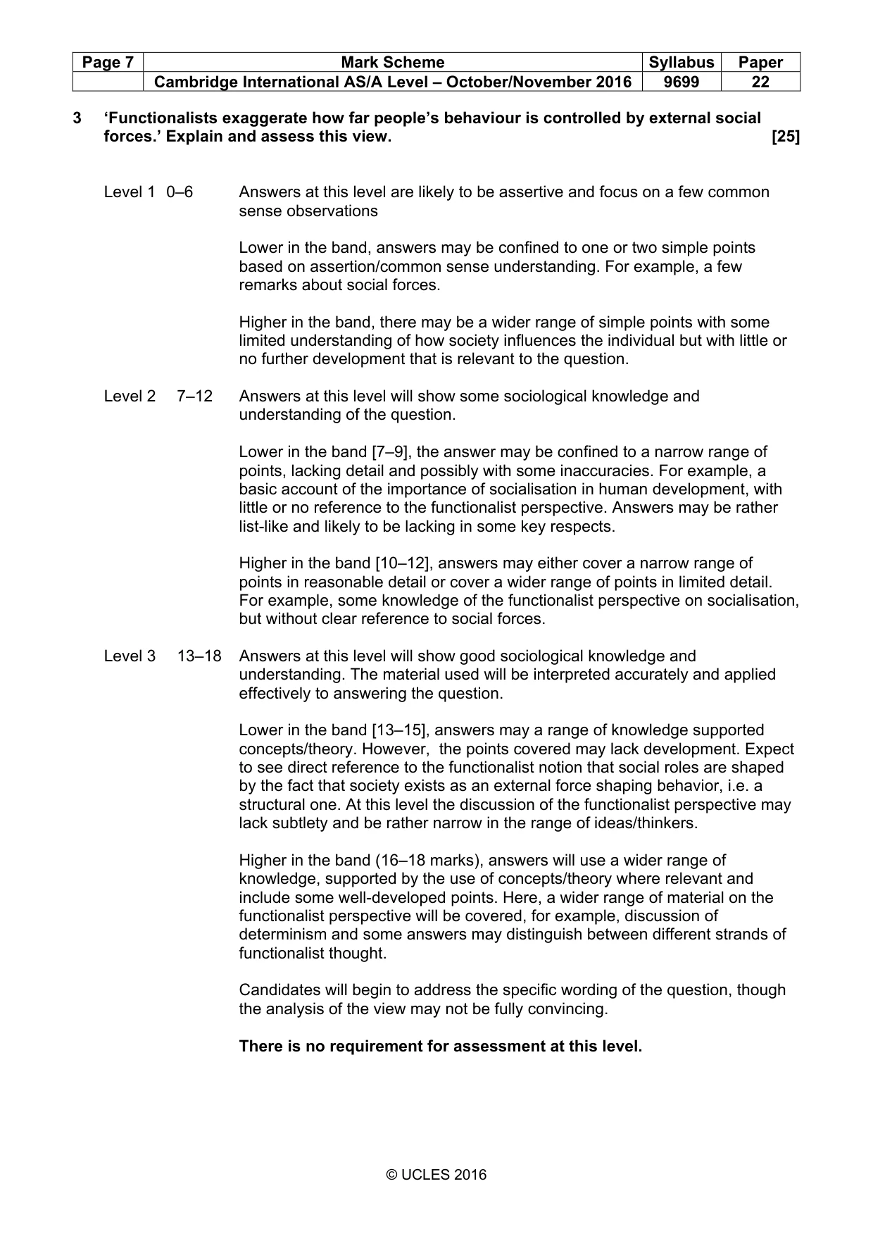 Mark scheme, page 7 of 8