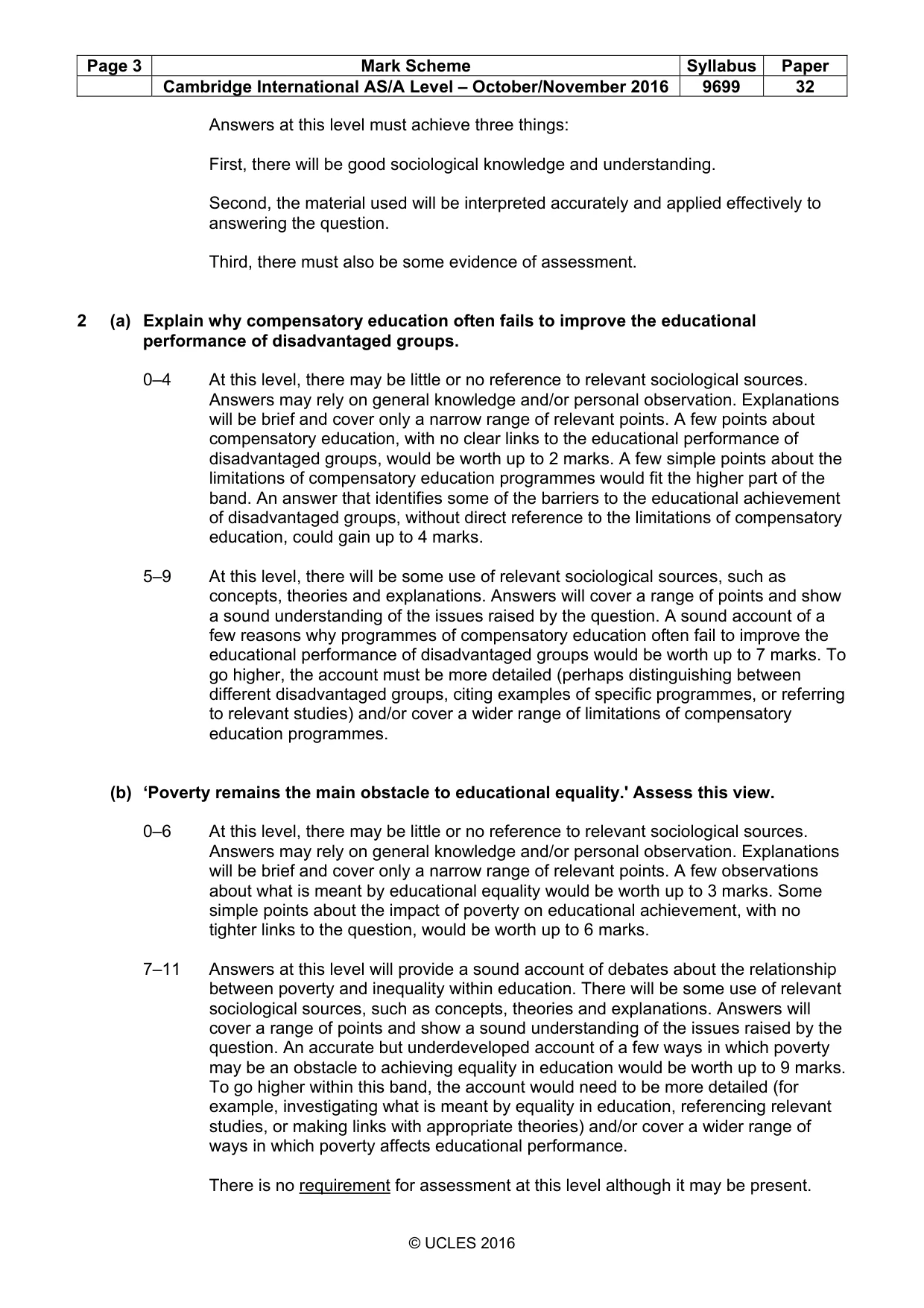 Mark scheme, page 3 of 12