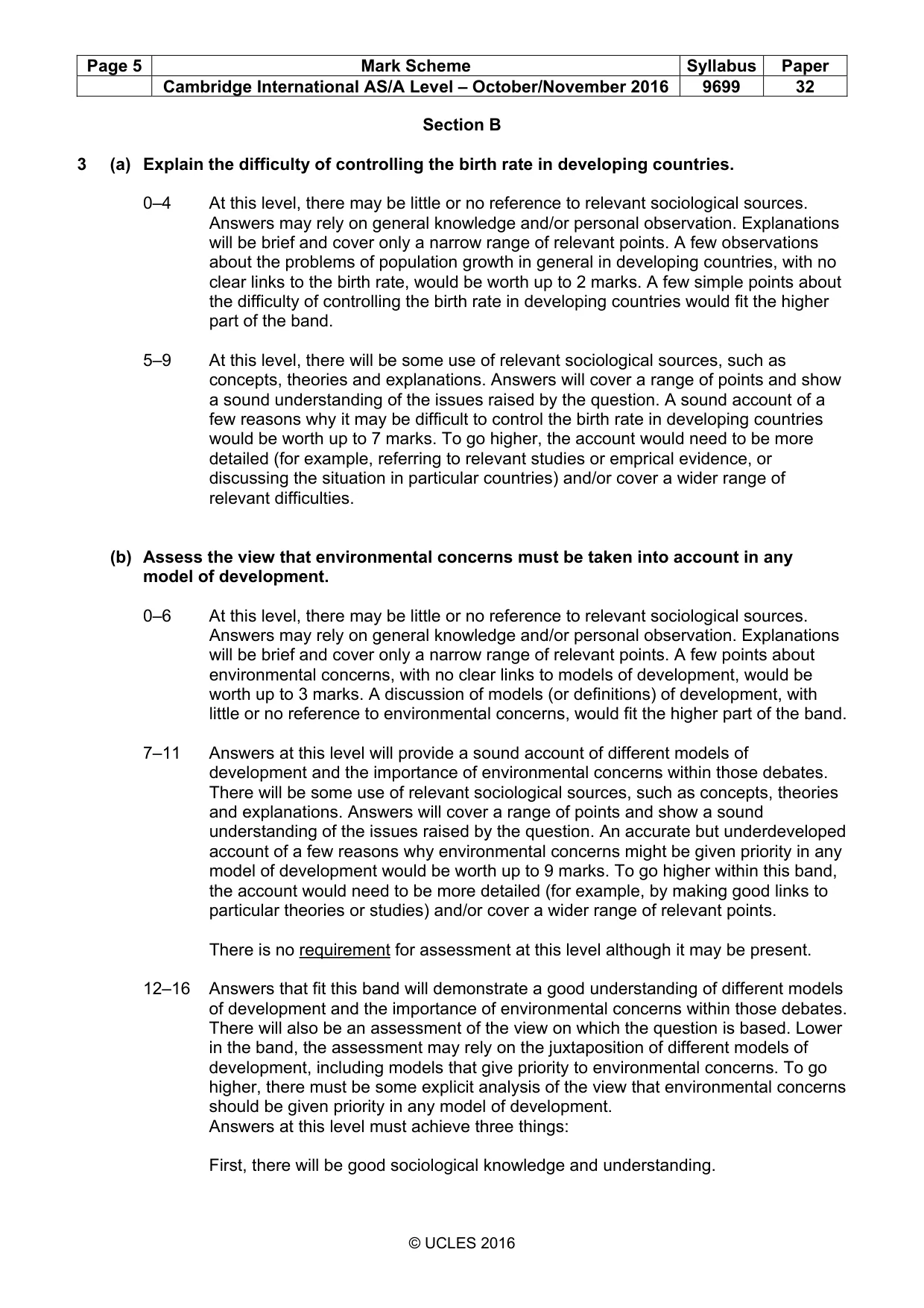 Mark scheme, page 5 of 12