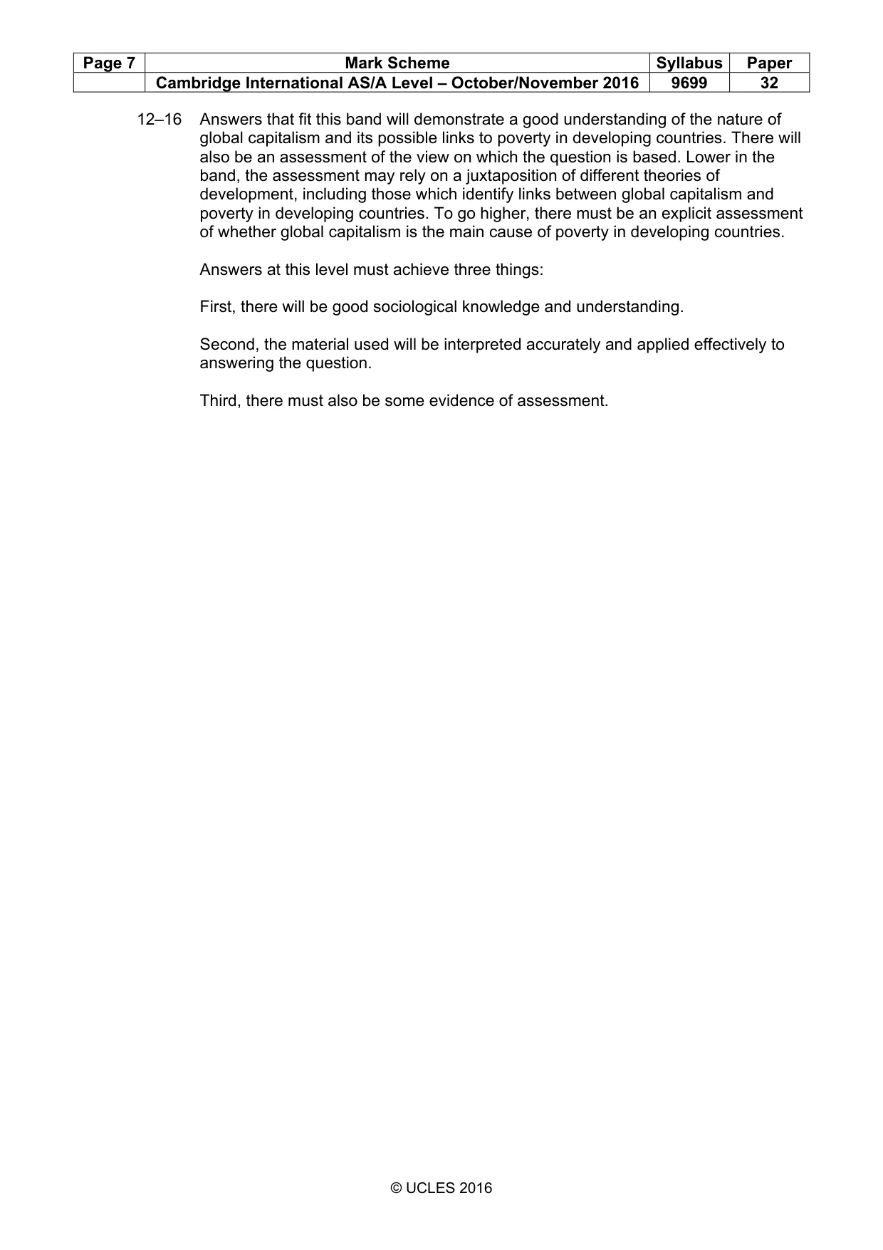 Mark scheme, page 7 of 12
