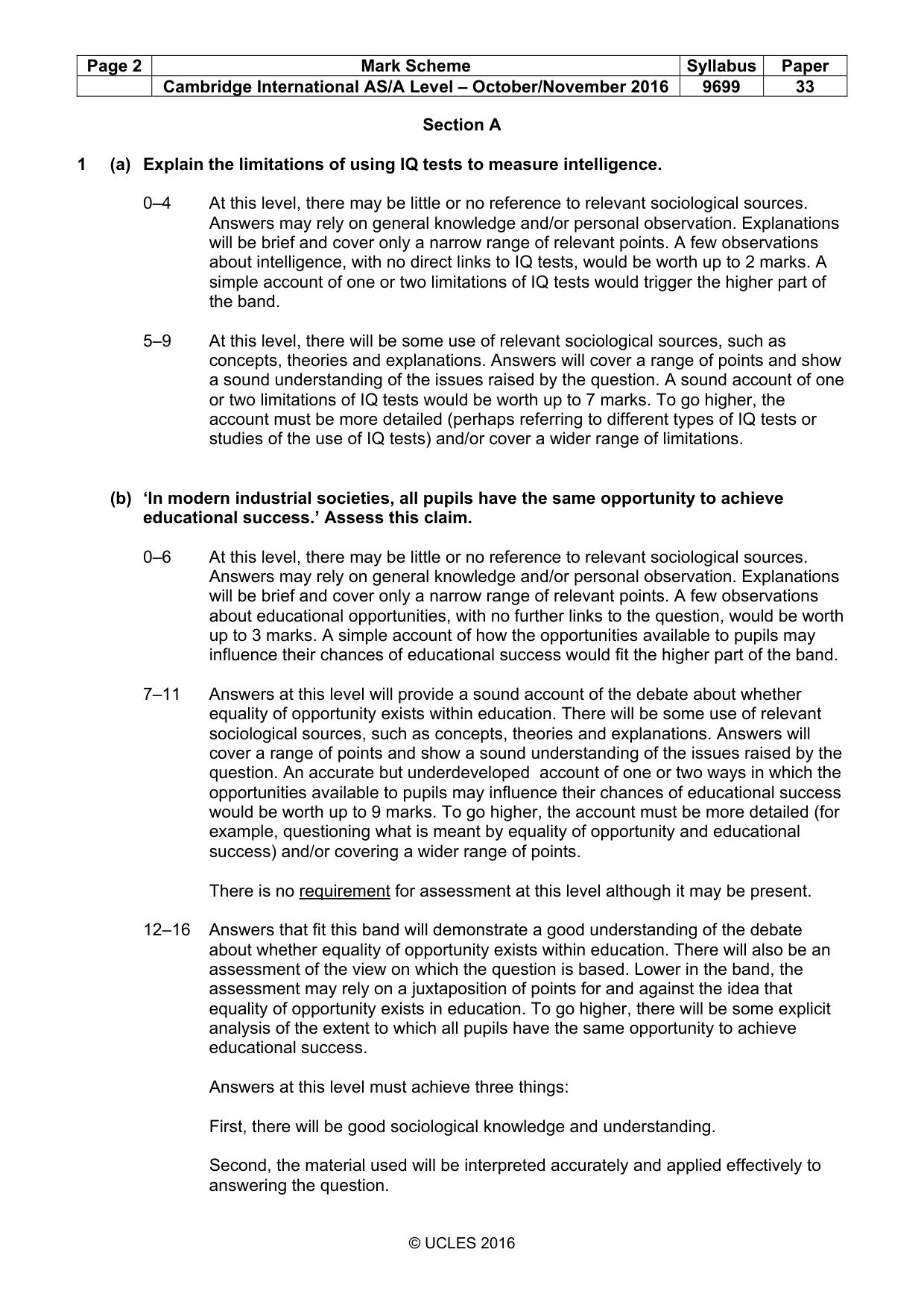 Mark scheme, page 2 of 13