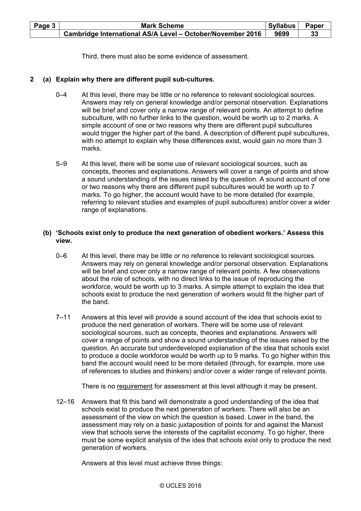 Mark scheme, page 3 of 13
