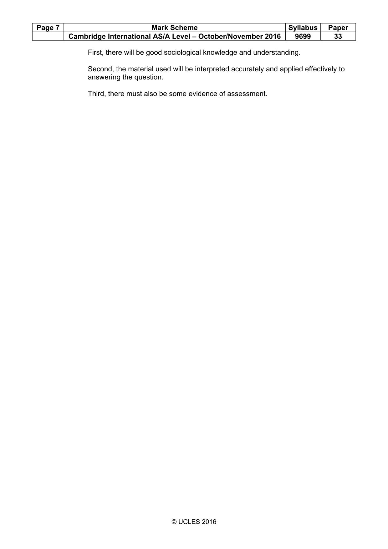 Mark scheme, page 7 of 13