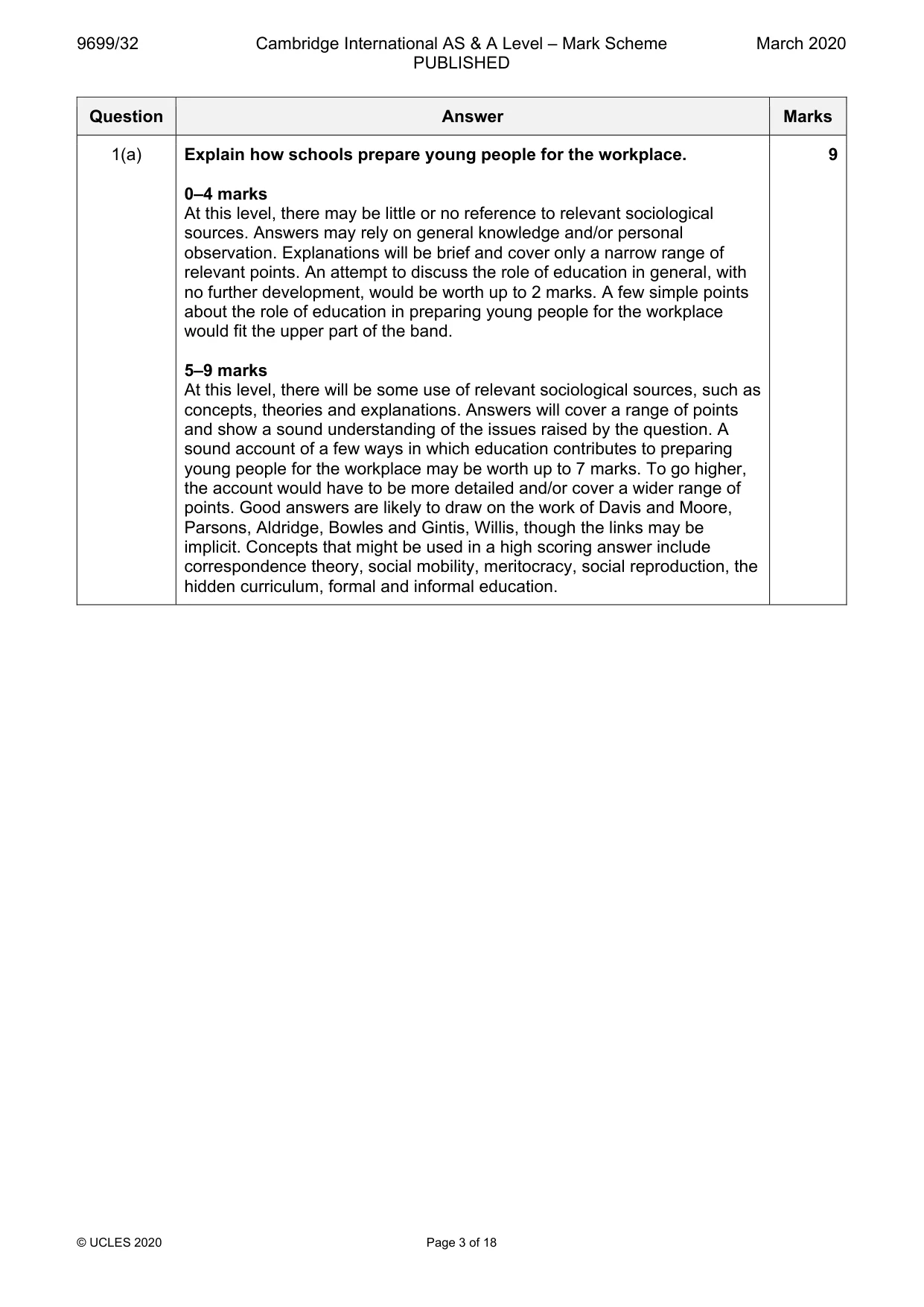 Mark scheme, page 3 of 18