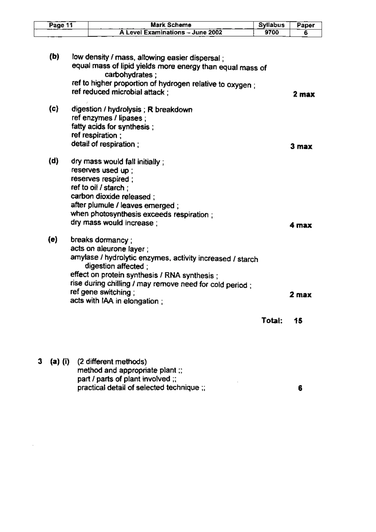 Mark scheme, page 12 of 18