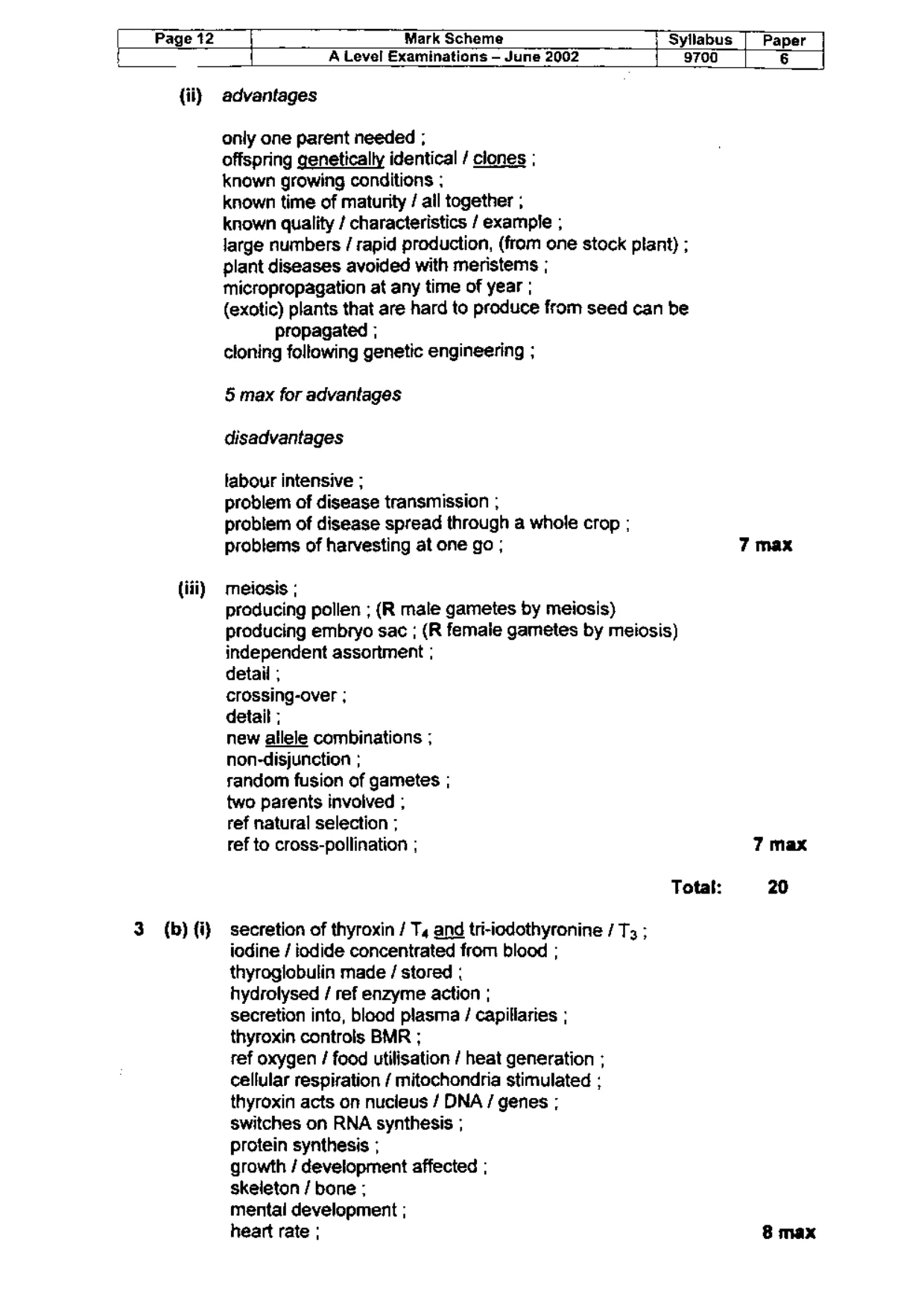 Mark scheme, page 13 of 18