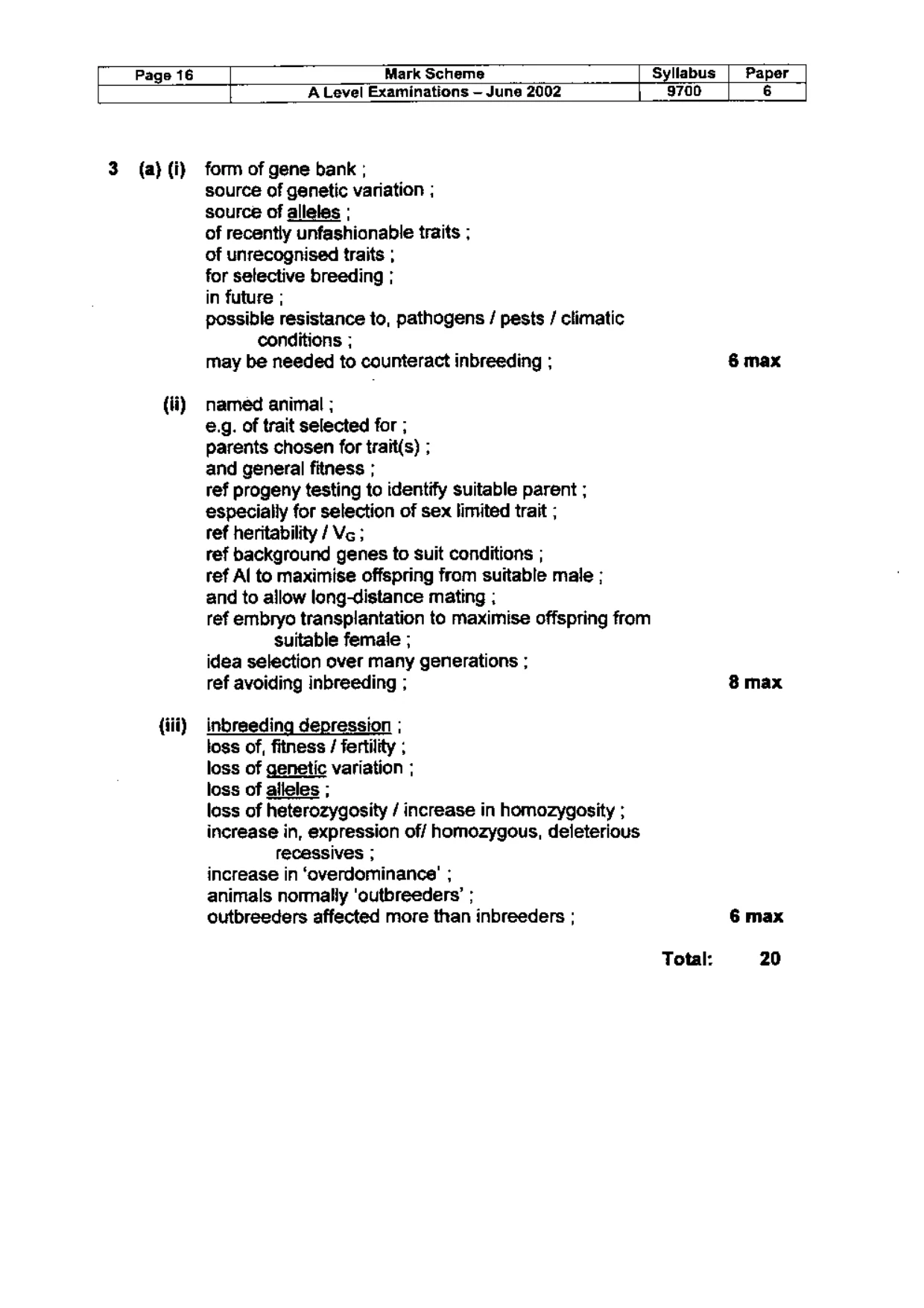 Mark scheme, page 17 of 18