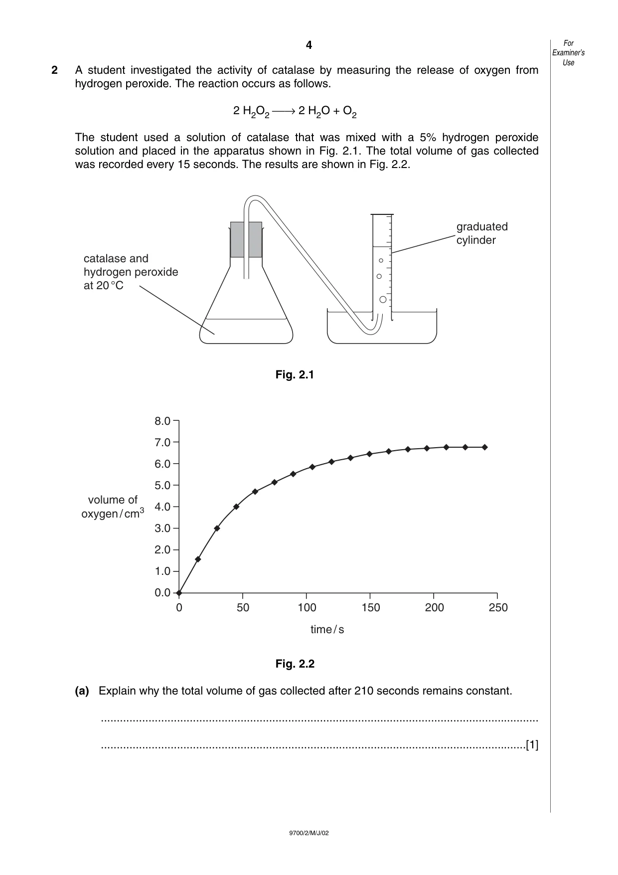 Cambridge A Level Biology 9700 2002 May/June Paper 2 · Variant 1 question paper, page 4 of 12
