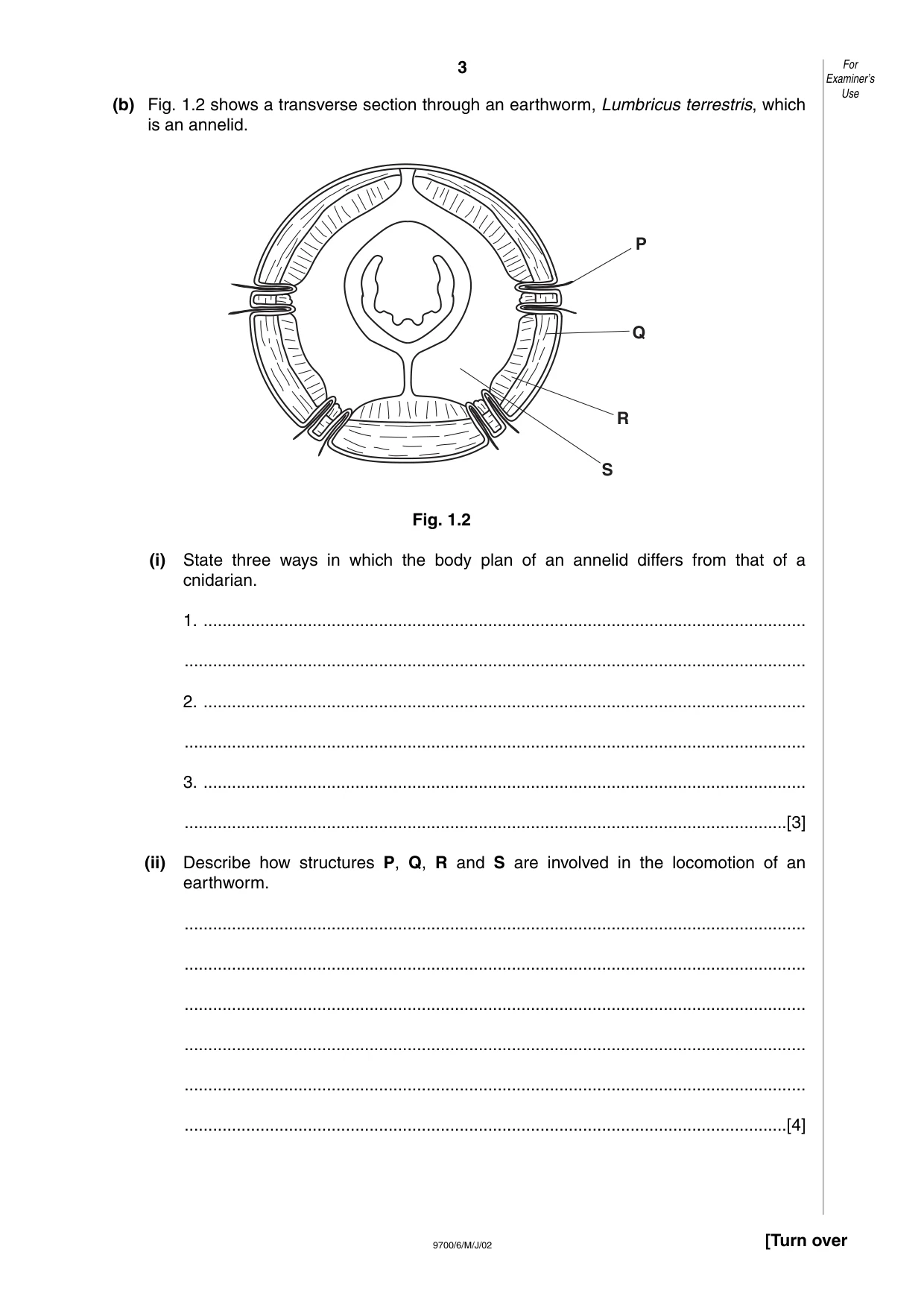 Cambridge A Level Biology 9700 2002 May/June Paper 6 · Variant 1 question paper, page 3 of 24