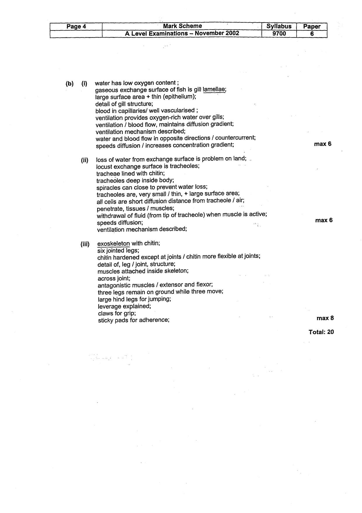 Mark scheme, page 5 of 17
